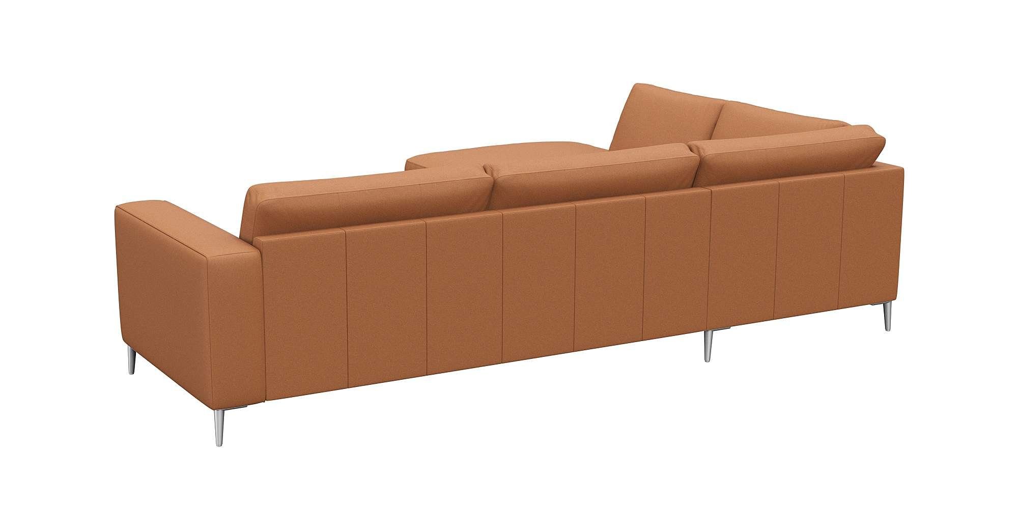 FLEXLUX Hoekbank Fiore, super zitcomfort door koudschuim in de zitting, L-vorm