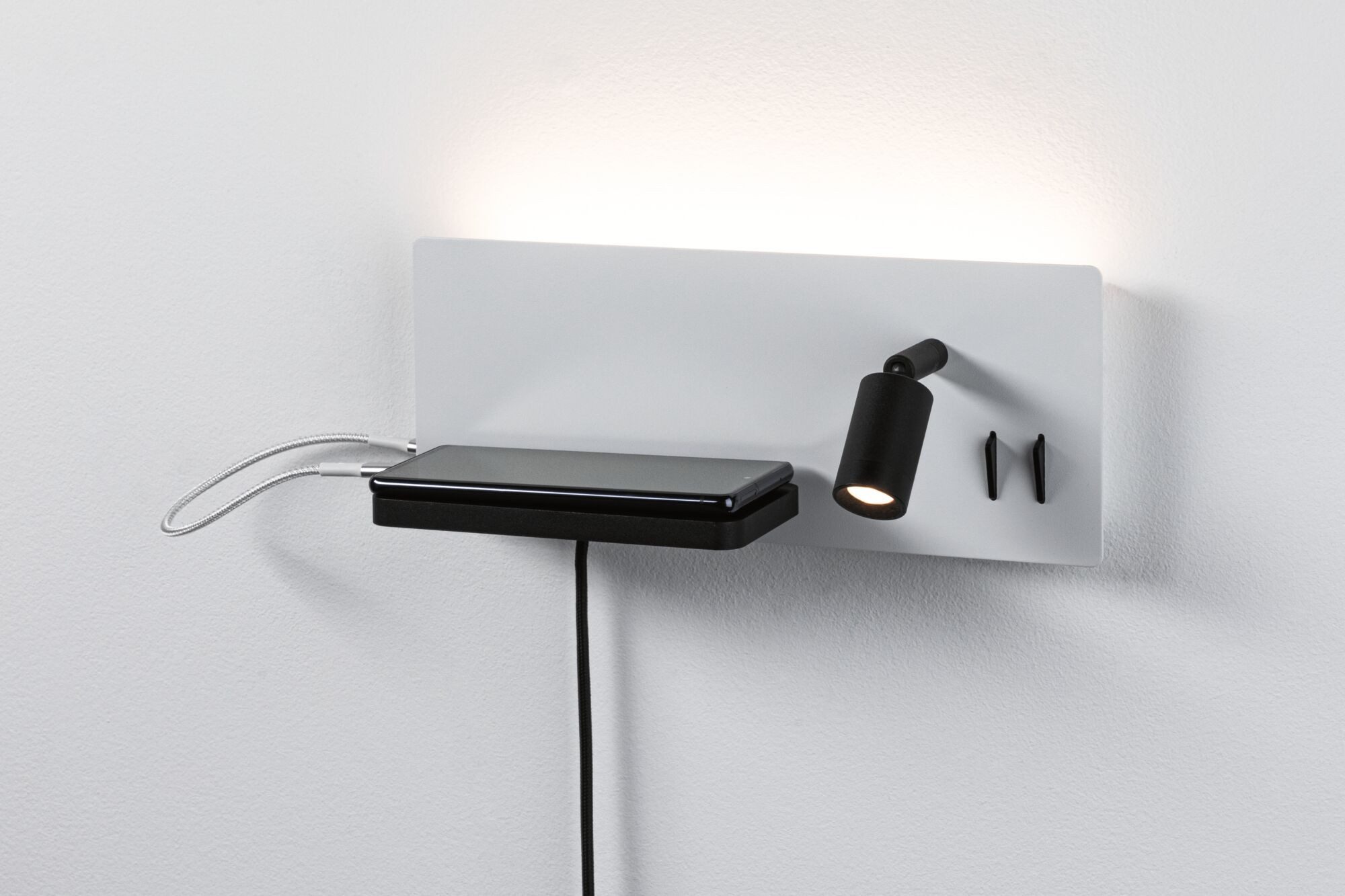 Paulmann Led-wandlamp Serra 2700K 650lm / 200lm 230V 5,5 / 1x2,6W (1 stuk)