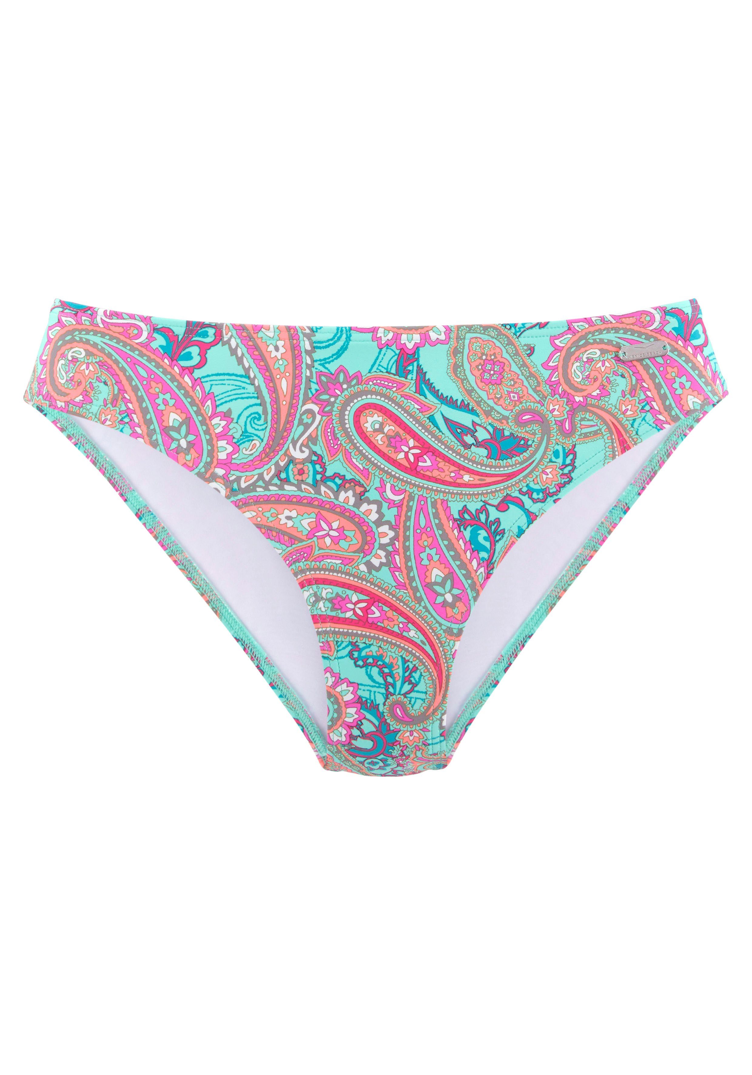 Venice Beach Bikinibroekje Paislee in paisley-print