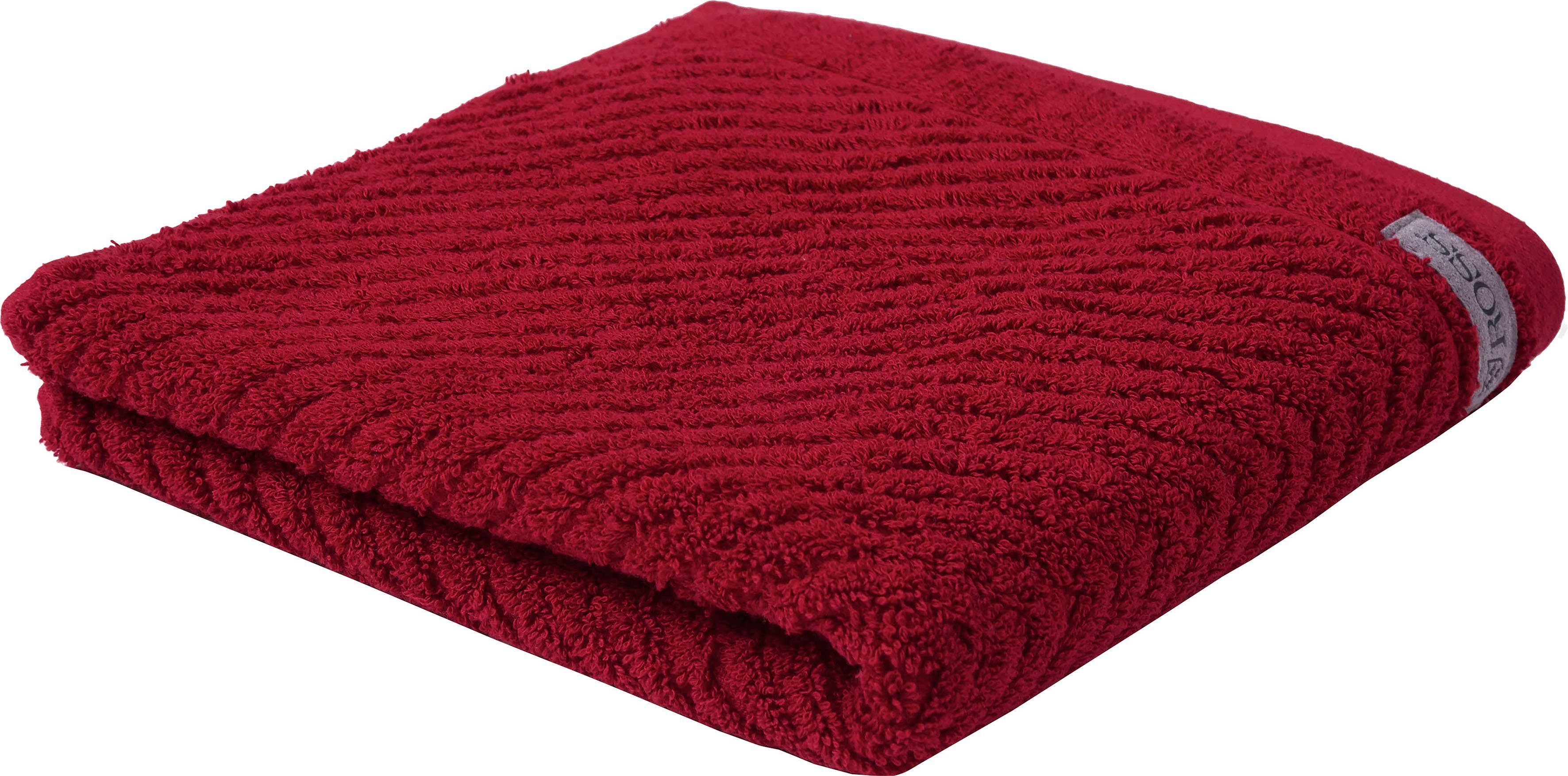 ROSS Handdoek Smart Uni-rib met velourslabel (2 stuks)