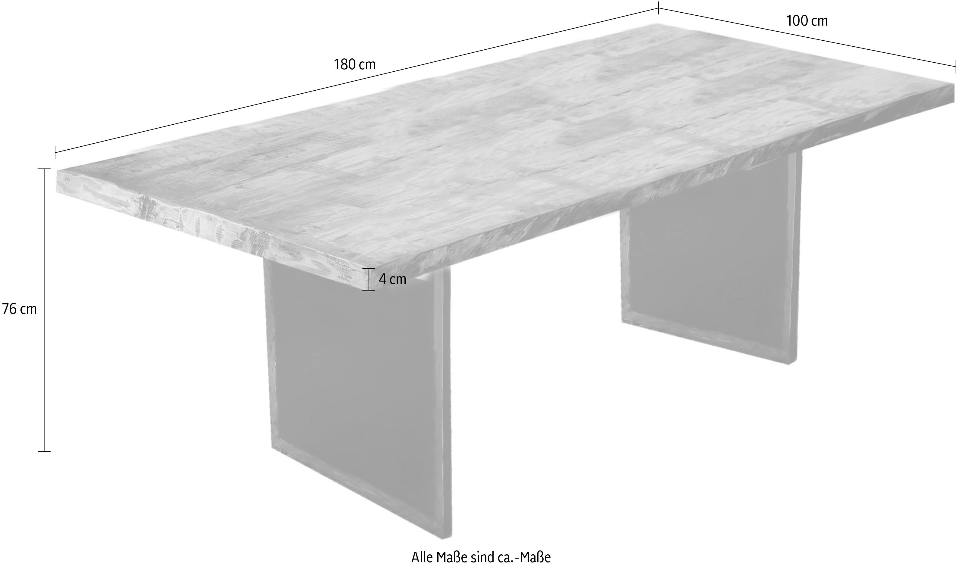 INOSIGN Eettafel Plaats kleurrijk gelakt (1 stuk)