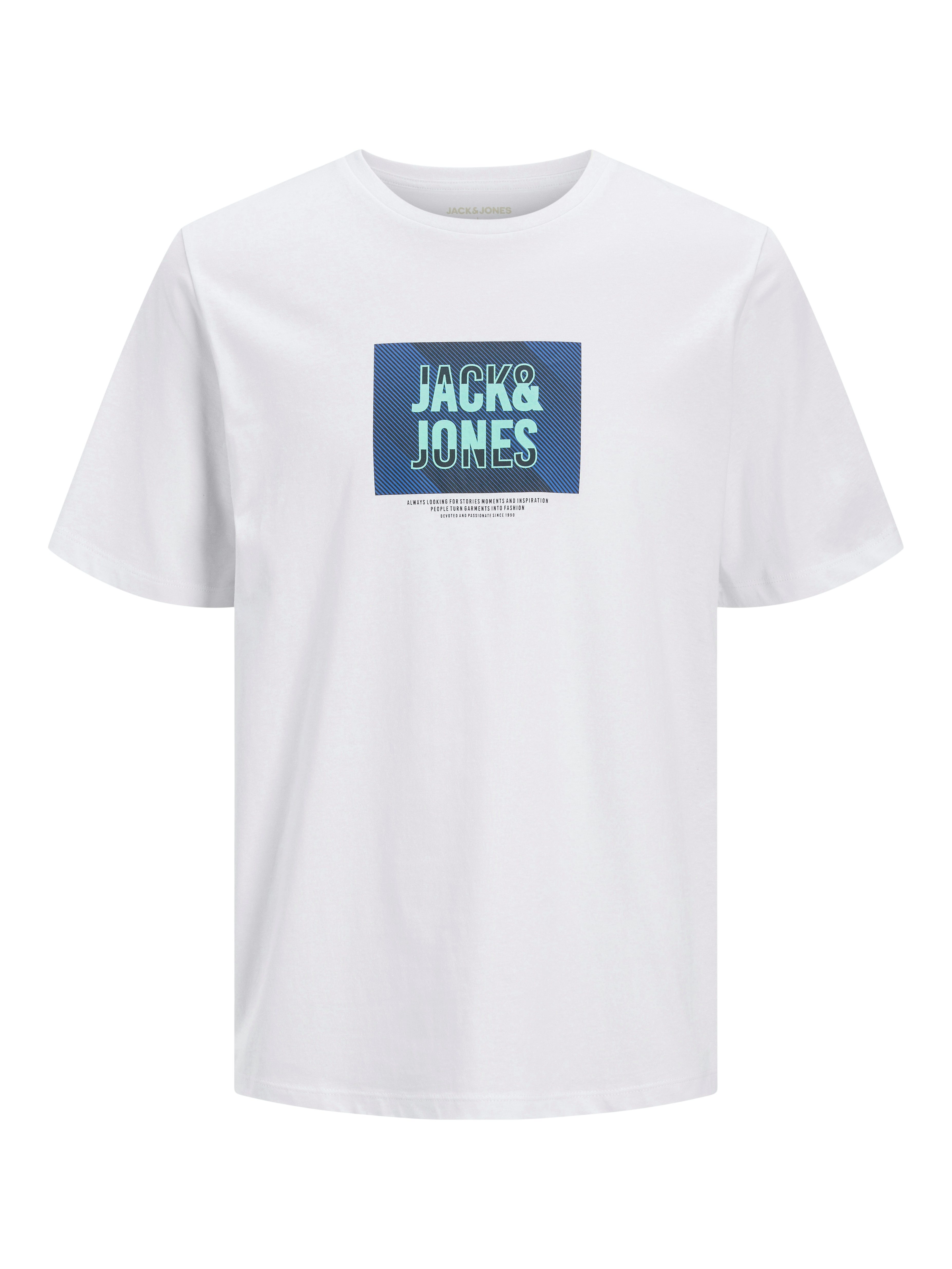 Jack & Jones PlusSize T-shirt JJHUDSON TEE SS CREW NECK 5PK MP PLS (set, 5-delig)