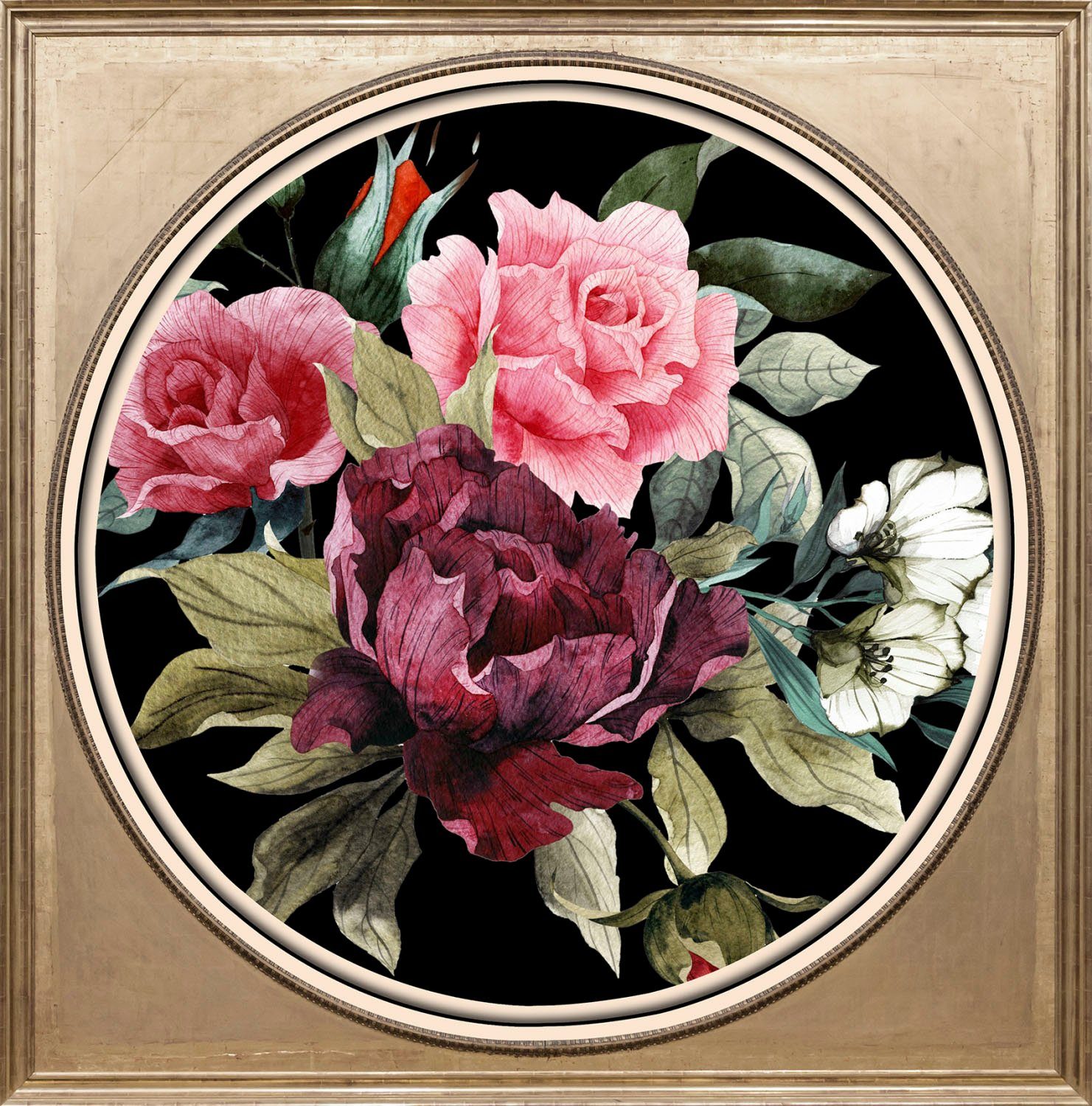 queence Artprint op acrylglas Bloemen Fine Art-print in galeriekwaliteit foto schilderijen multicolor