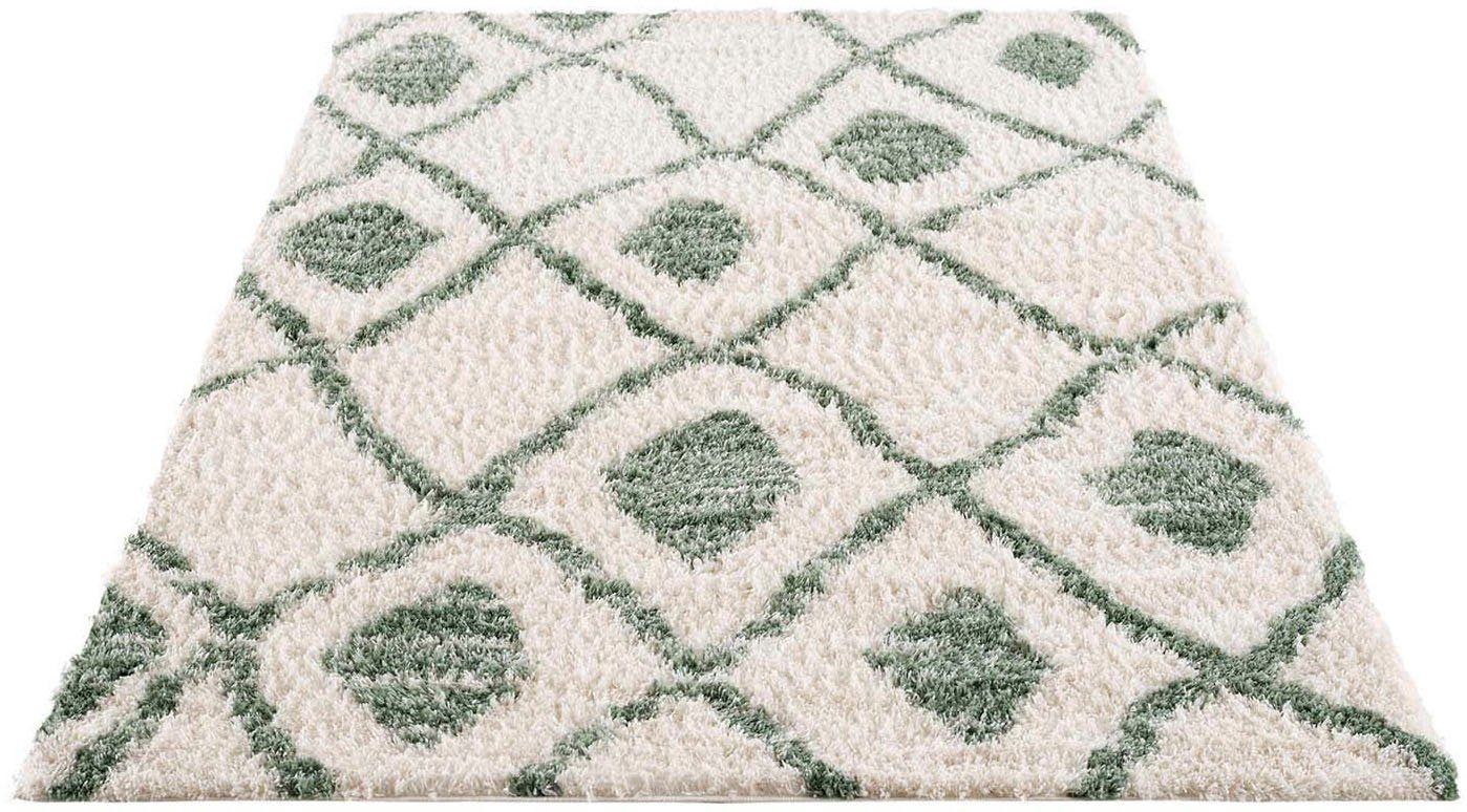 Carpet City Hoogpolig vloerkleed Pulpy 563 bijzonder zacht, etno-look, ideaal voor woonkamer & slaapkamer