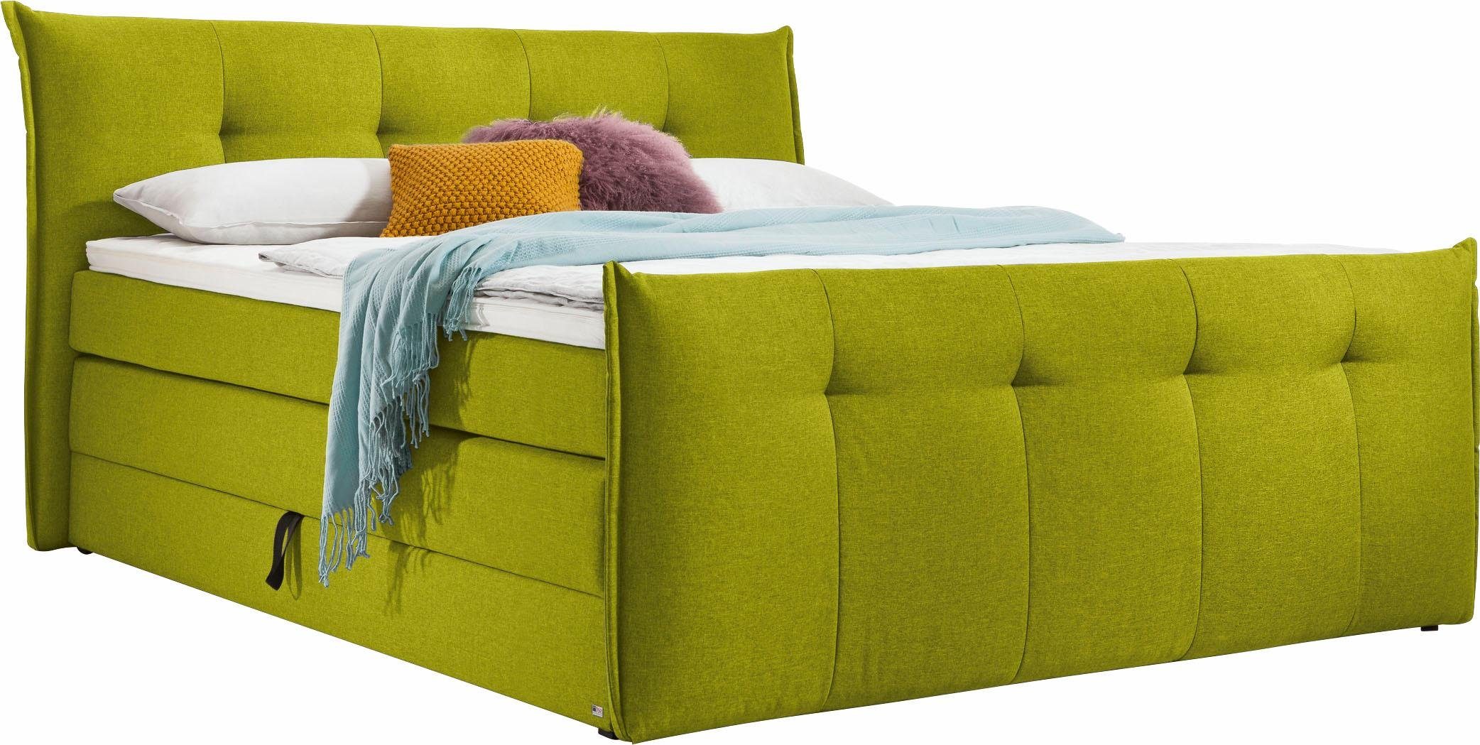 Set one by Musterring Boxspring Florida met bedkist, in 5 ligcomfortvarianten