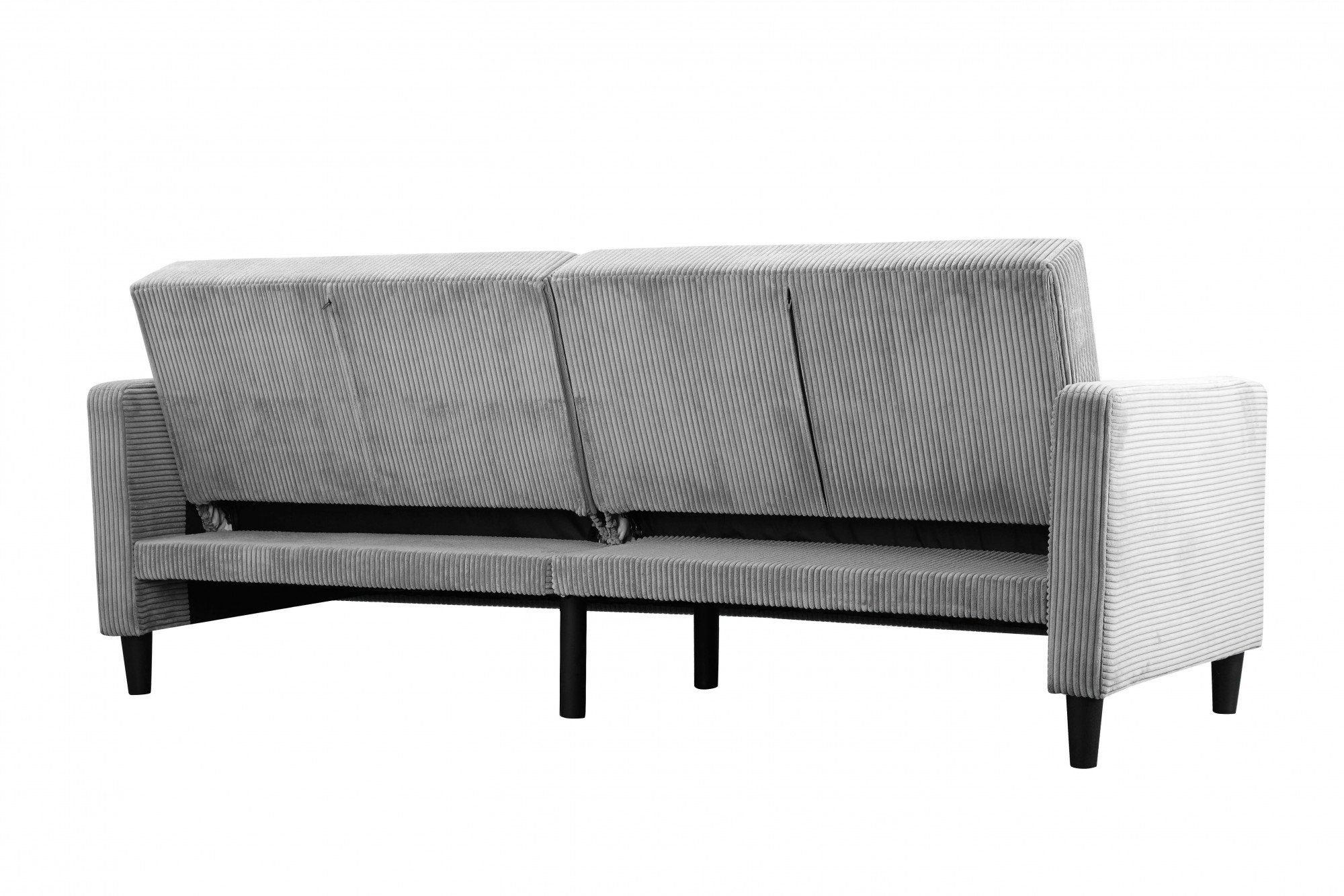 Dorel Home 3-zitsbank Hartford II Slaapfunctie, rugleuning 2-delig, 3-voudig verstelbaar, zithoogte 43 cm
