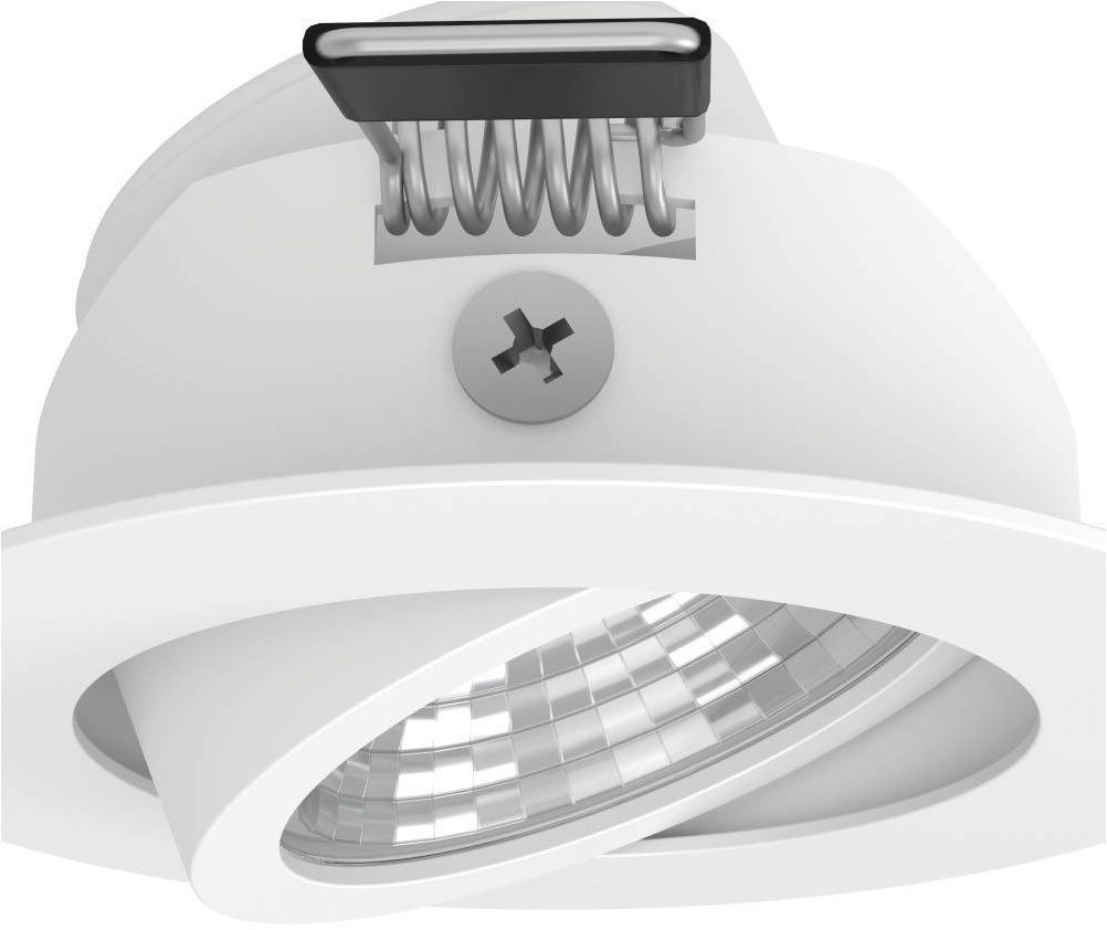 EGLO Plafondlamp SALICETO LED, inbouwspot, woonkamerlamp, 4,2x8,8x4,2cm, uitsnede 6,8cm (1 stuk)