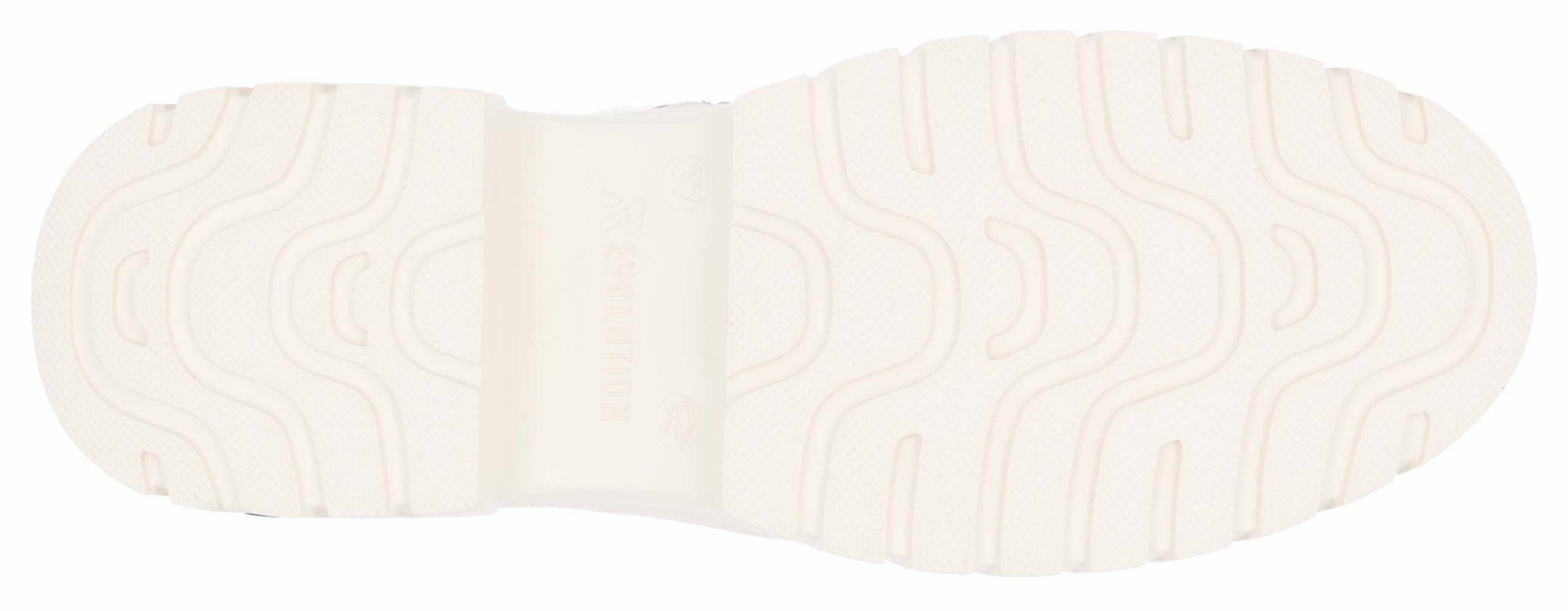 Rieker EVOLUTION Winterlaarzen , veterschoenen, plateaustiefelette, profielzool, binnenrits