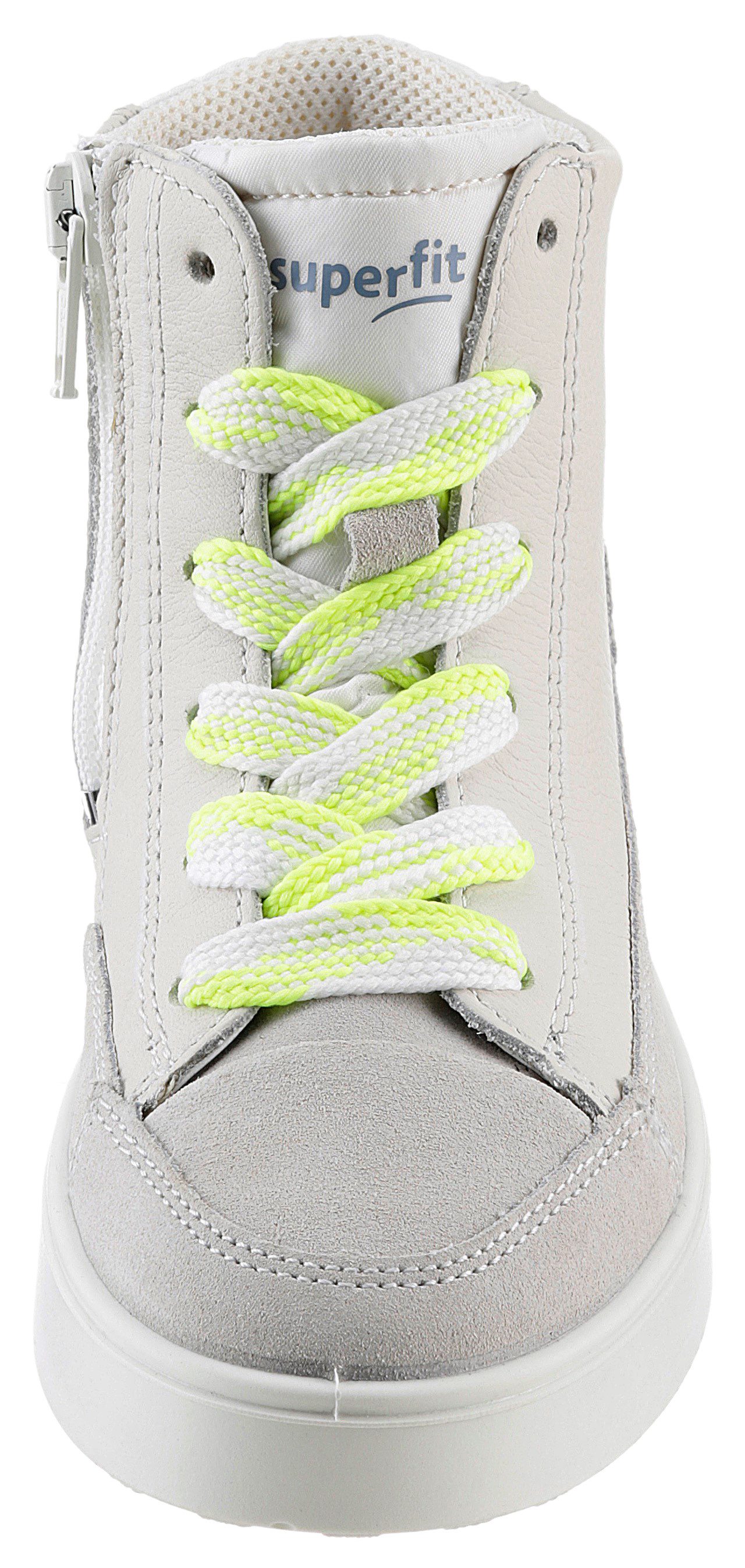 Superfit Sneakers STELLA WMS: middel Veterschoenen met plateausool, maat sjabloon om te downloaden