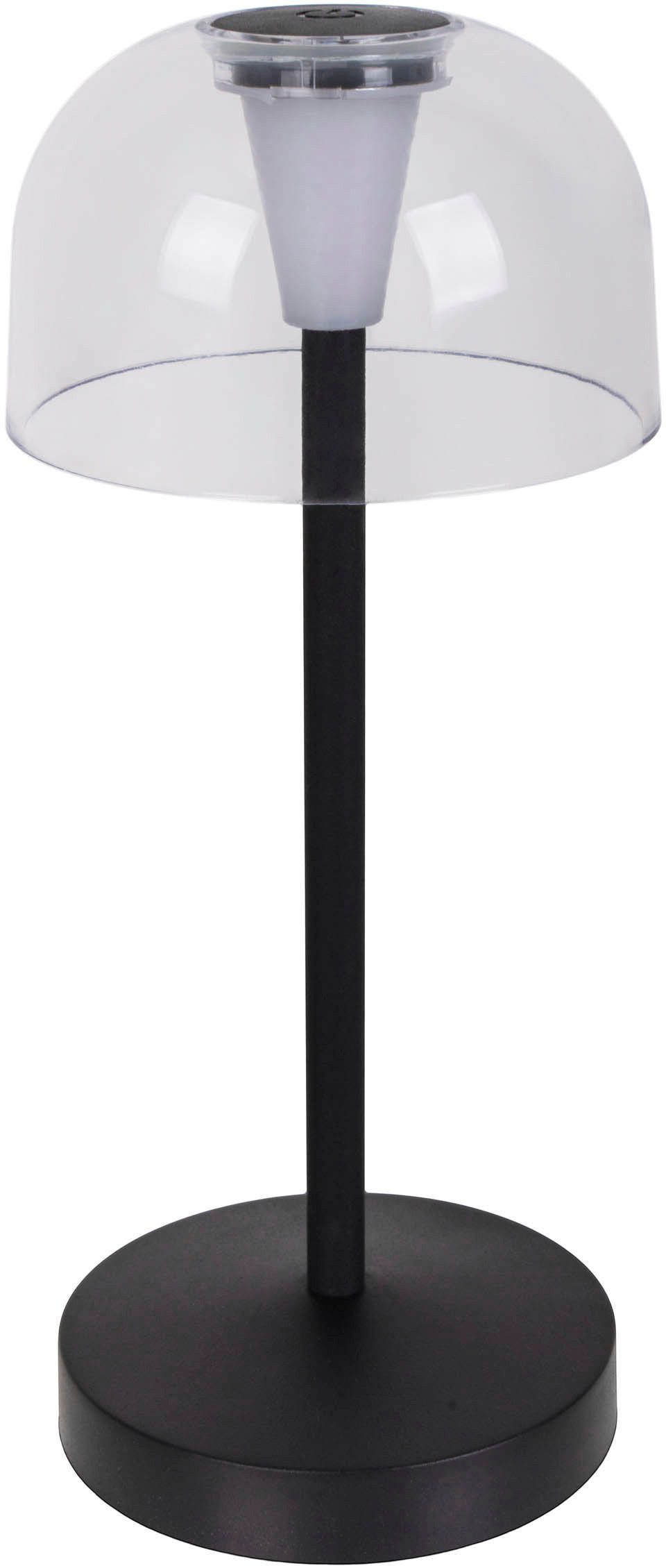 näve Led-tafellamp Gomba 18,5 cm 2-delig set, oplaadbaar, usb-kabel, geheugenfunctie, traploos dimbaar (2 stuks)