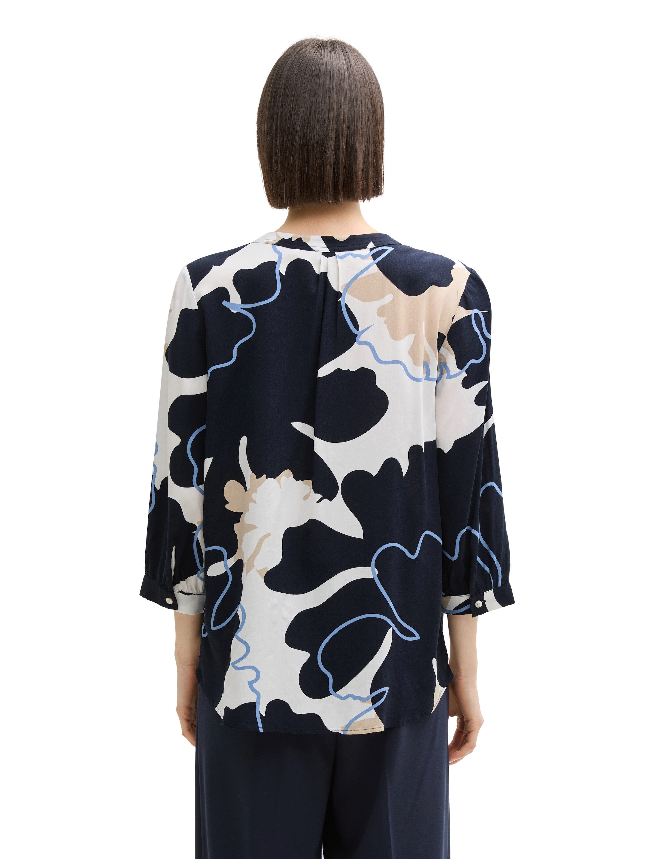 Tom Tailor Klassieke blouse met print all-over