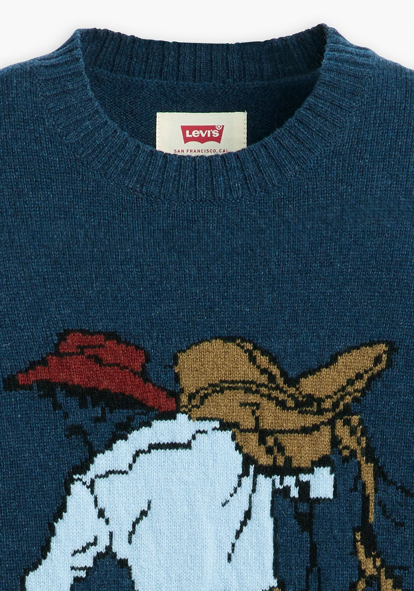 Levi's® Gebreide trui ORIGINAL HM SWEATER met ingebracht motief