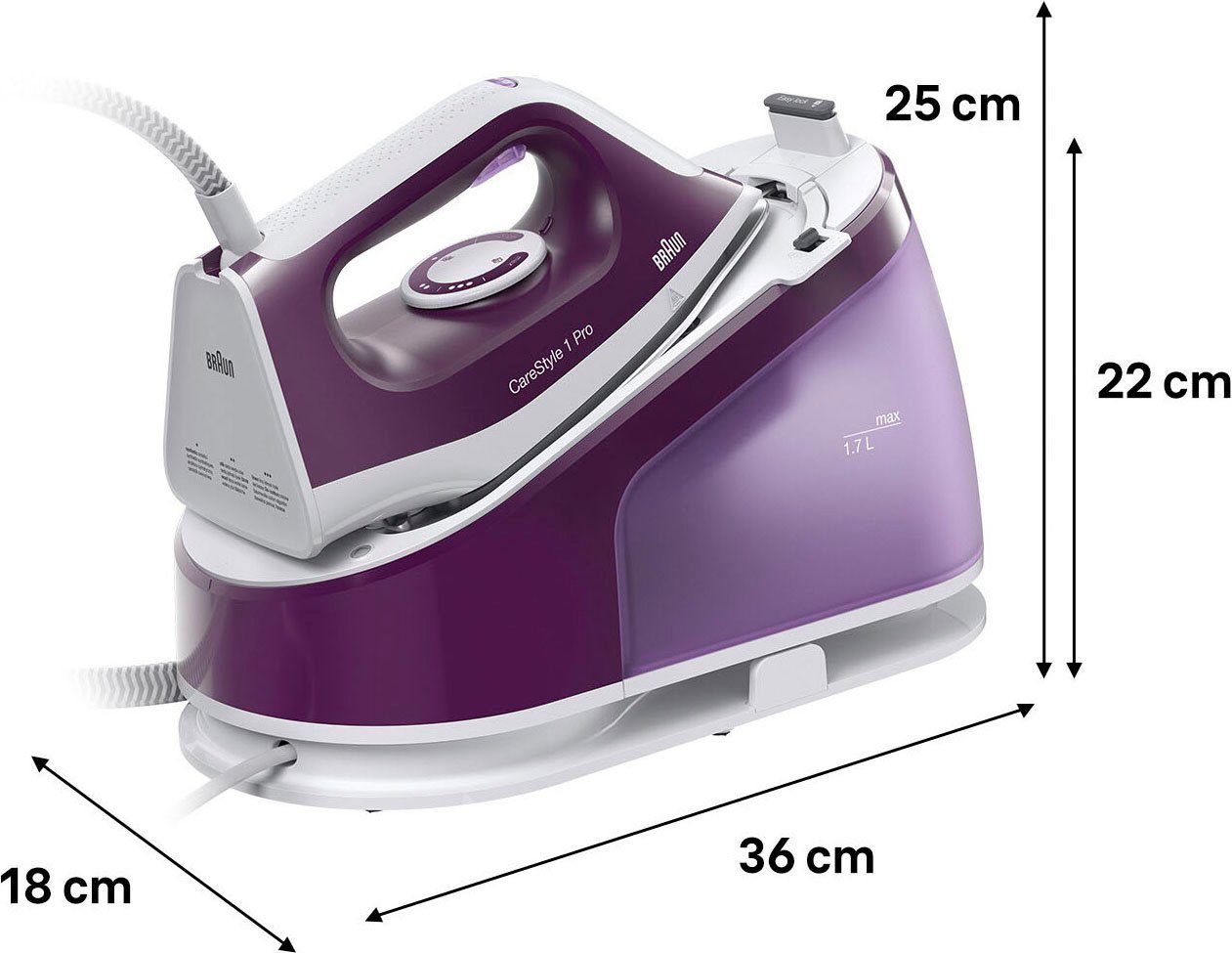 Braun Stoomstrijkstation Braun CareStyle 1 Pro IS1514VI