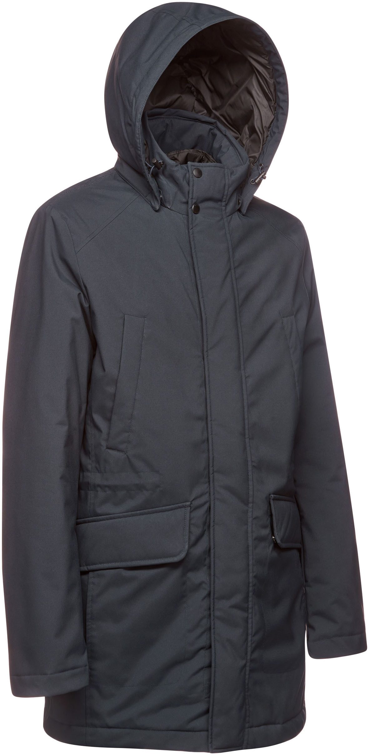 Geox Parka ANDALO met verborgen rits, afneembare capuchon, veel zakken