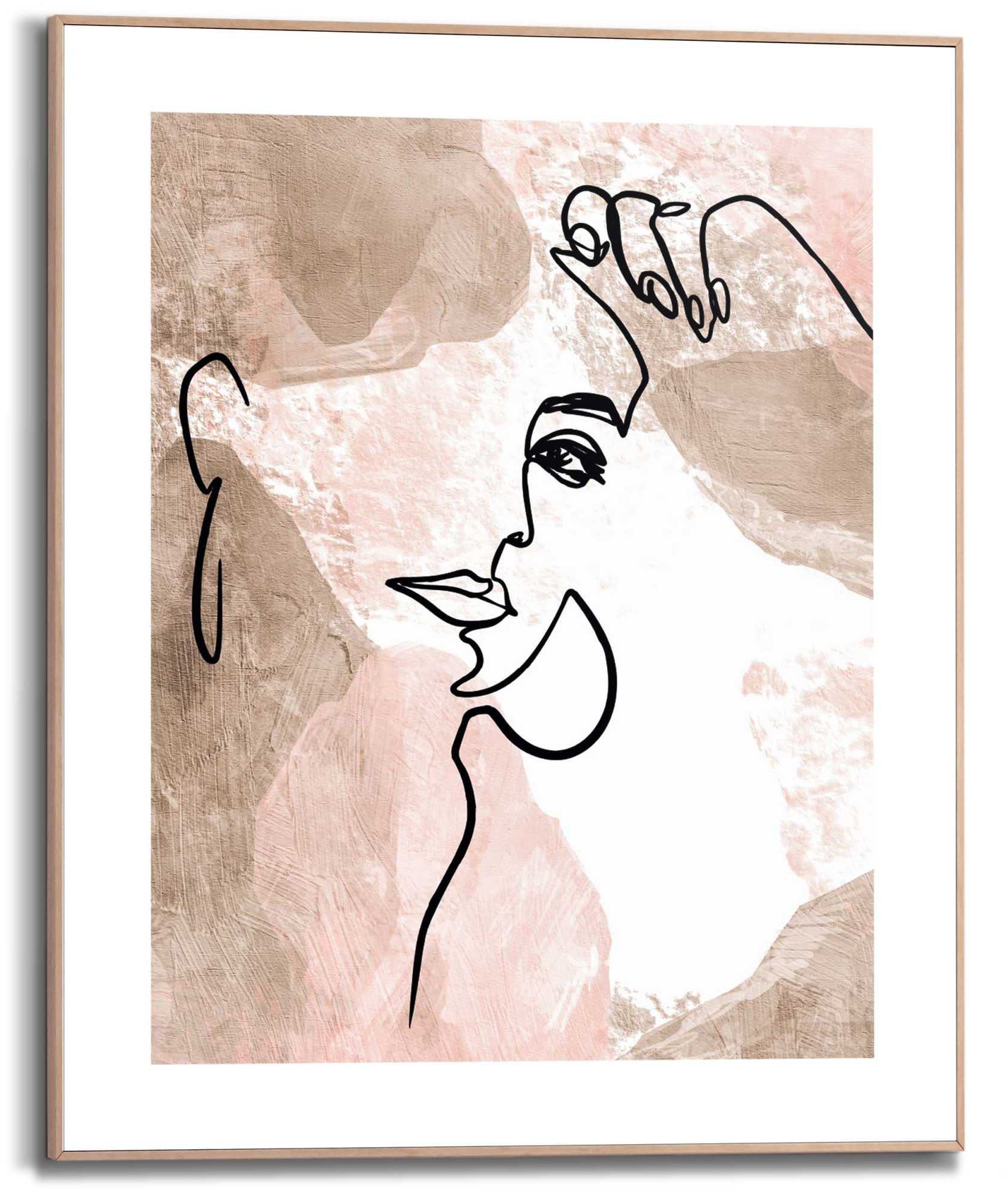 Reinders! Artprint Vrouwengezicht