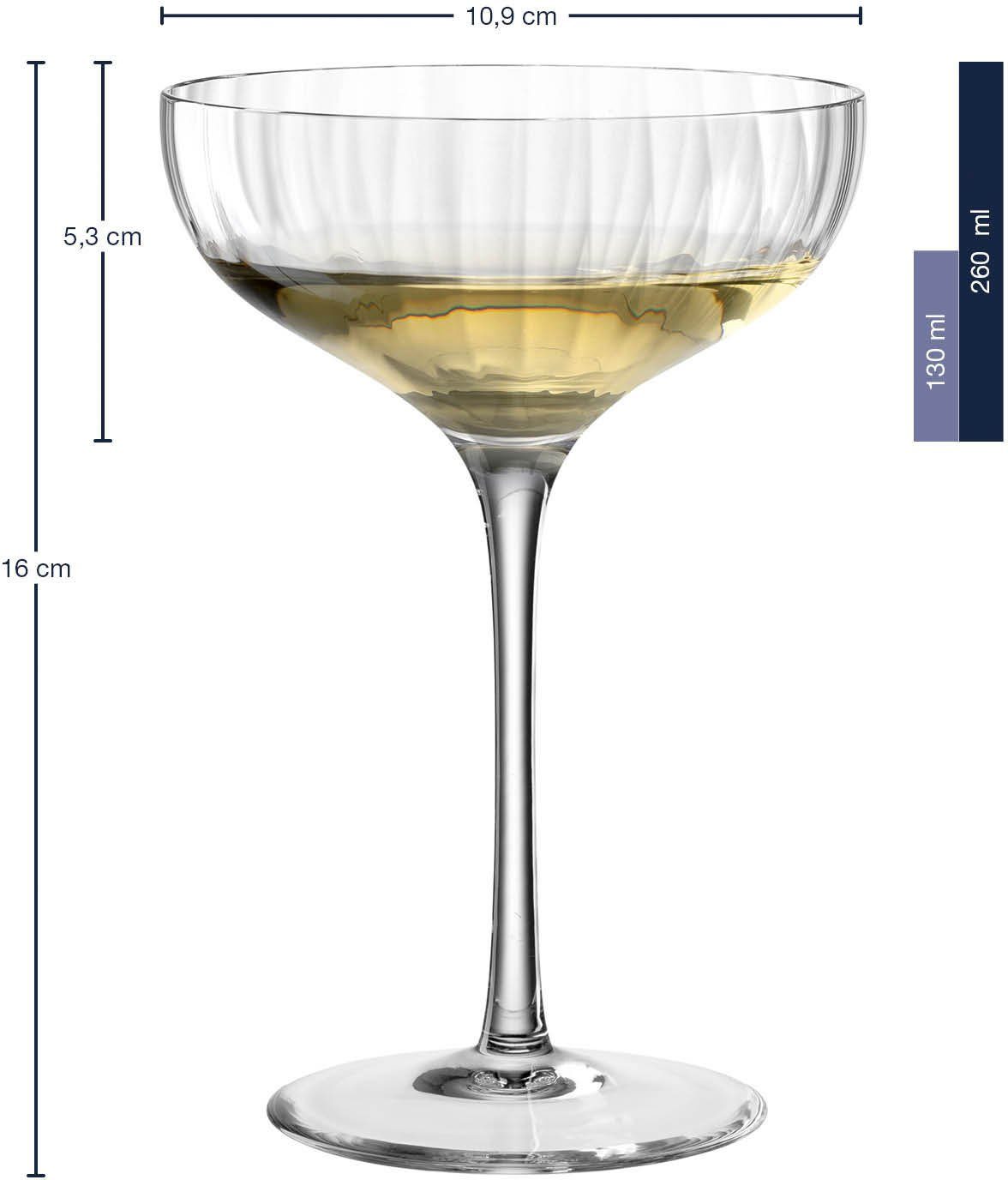 LEONARDO Champagneglas Poesia 260 ml(set, 6-delig)
