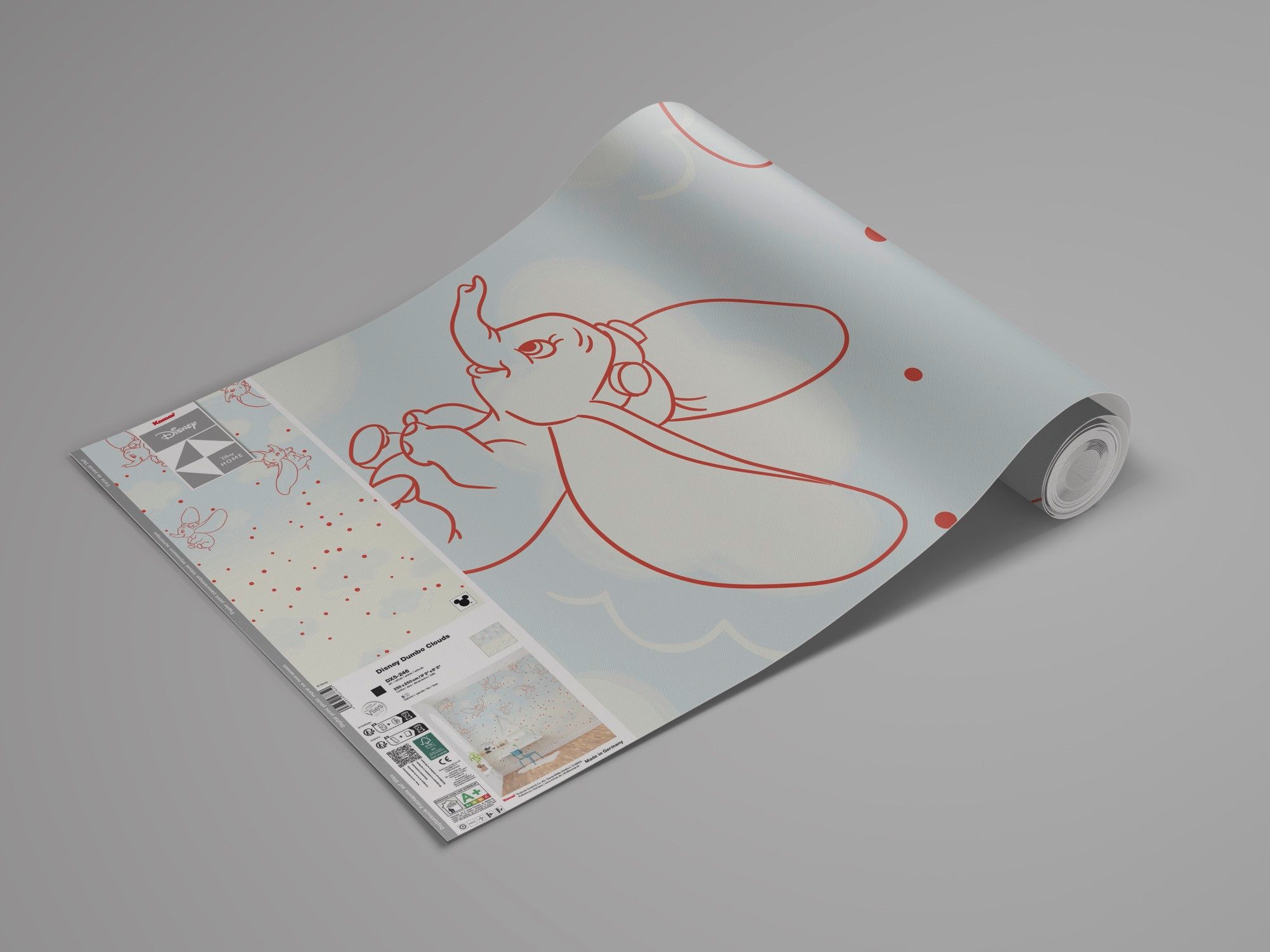 Komar Kinderbehang Disney Dumbo Clouds (1 stuk)