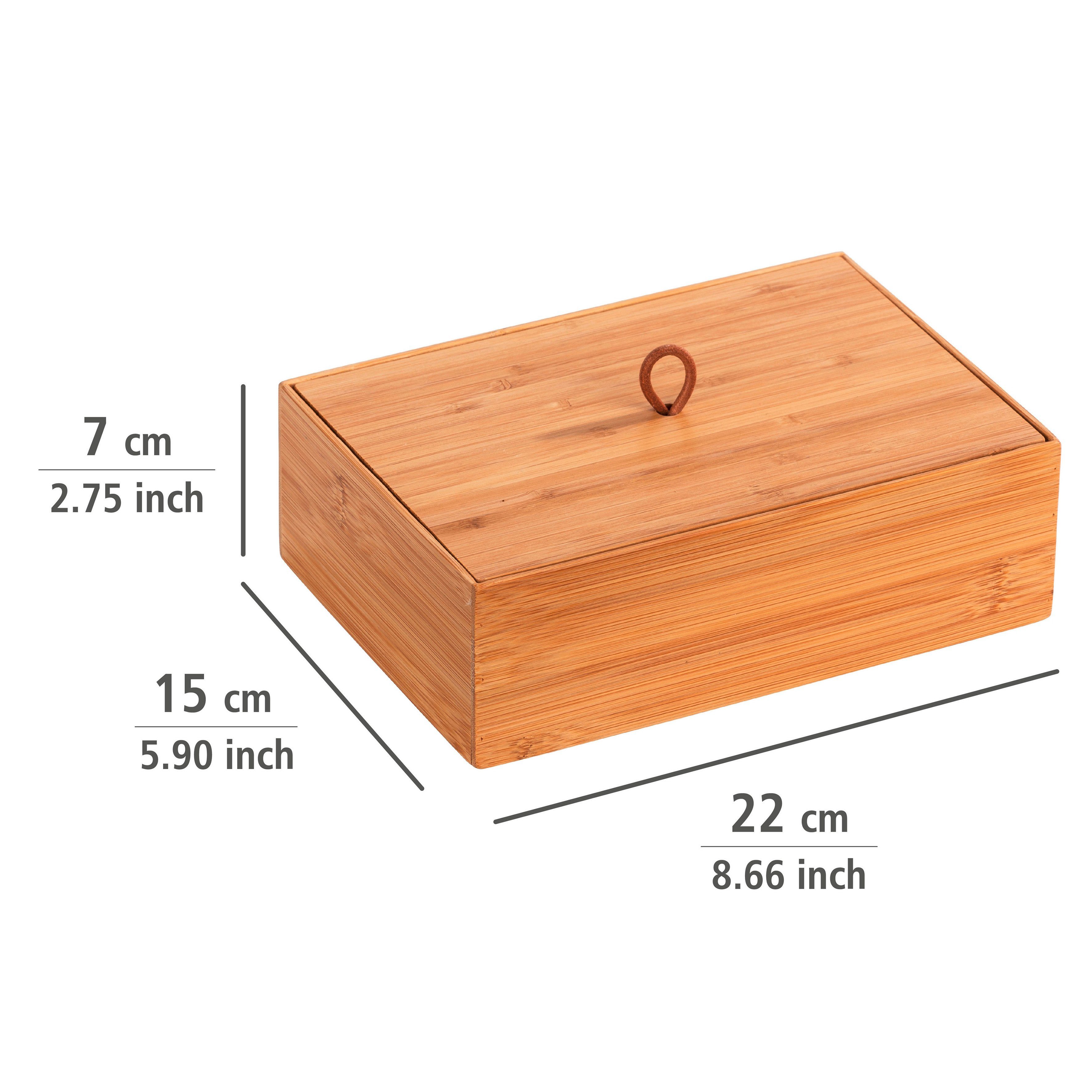 WENKO Opbergbox Terra met deksel en praktische lus (1 stuk)