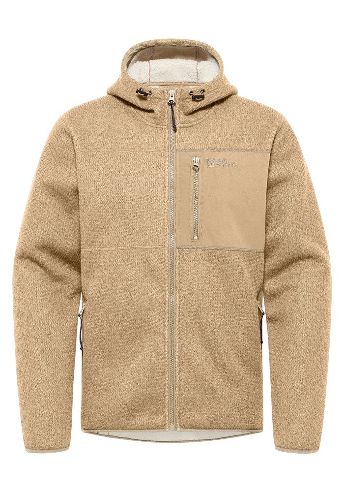 Jack Wolfskin Fleecejack KAMINFEUER HOODED JKT M