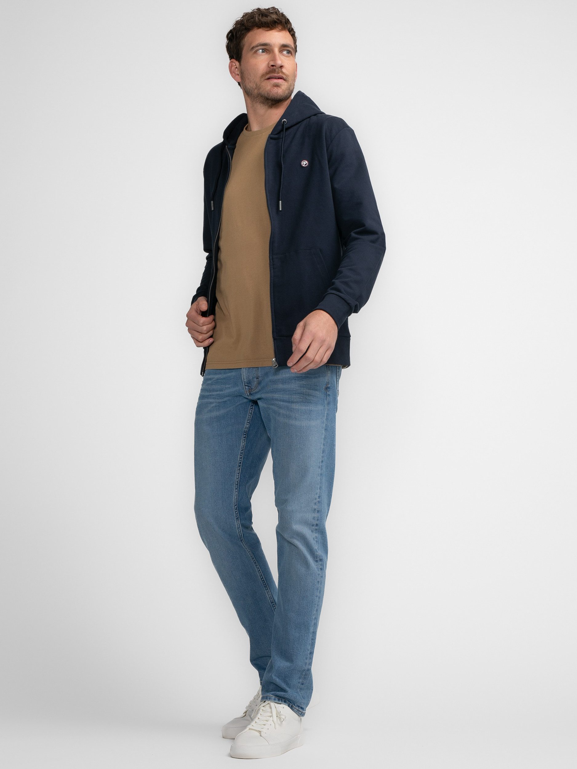 Petrol Industries Sweatvest met verstelbare capuchon