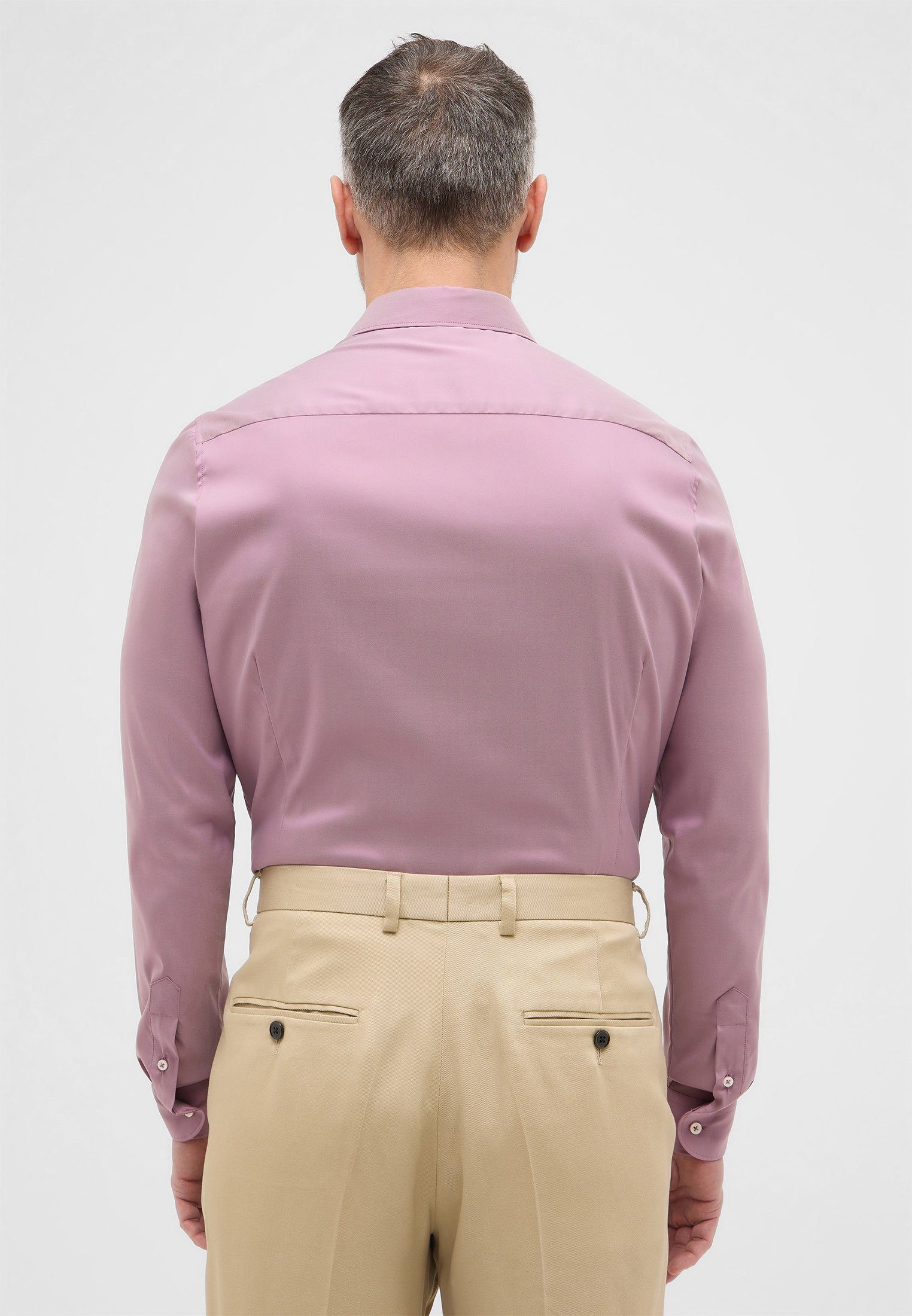 Eterna Overhemd met lange mouwen SUPER SLIM EASY IRON (gemakkelijk te strijken)