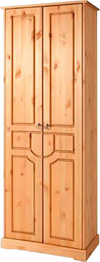 Home affaire Kledingkast Klera Gemaakt van massief, FSC-gecertificeerd grenen, 67 cm breed garderobekasten beige