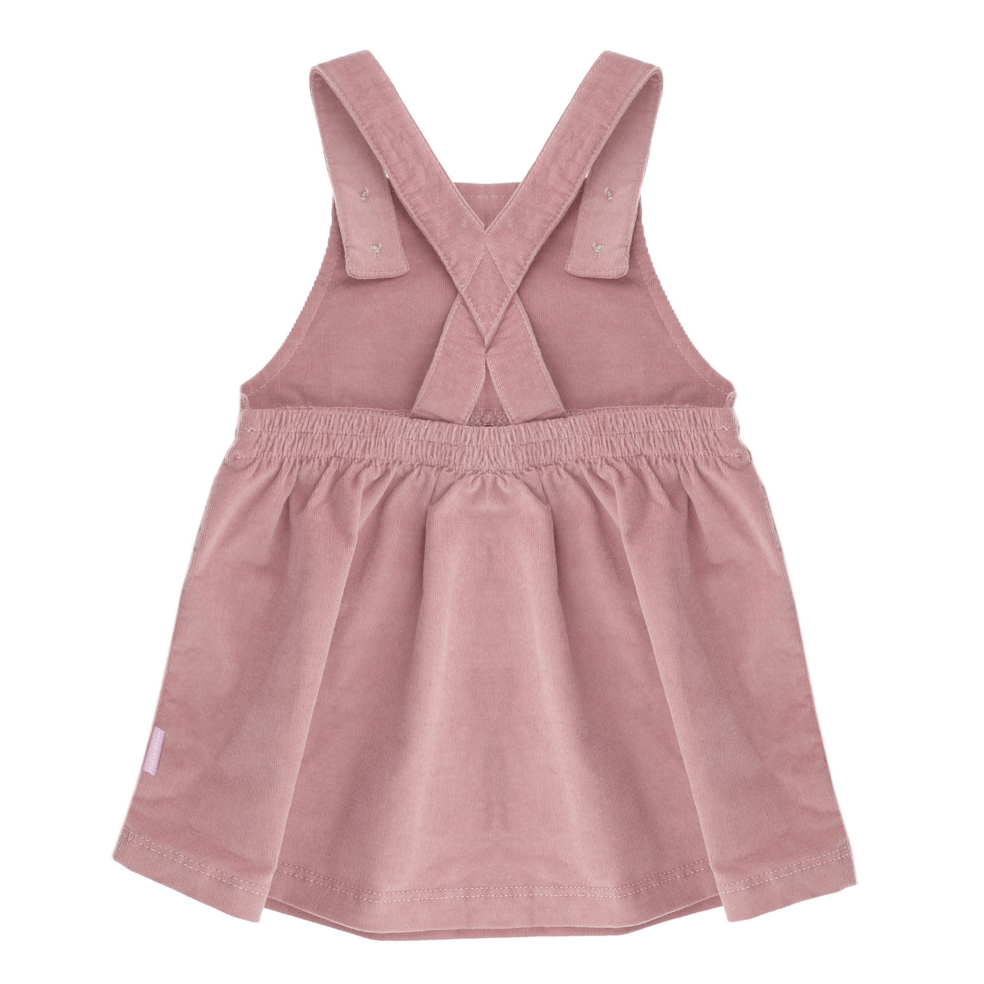 MAXIMO Salopetjurk hoog katoengehalte, stretch-corduroy, met bandjes, elastische band