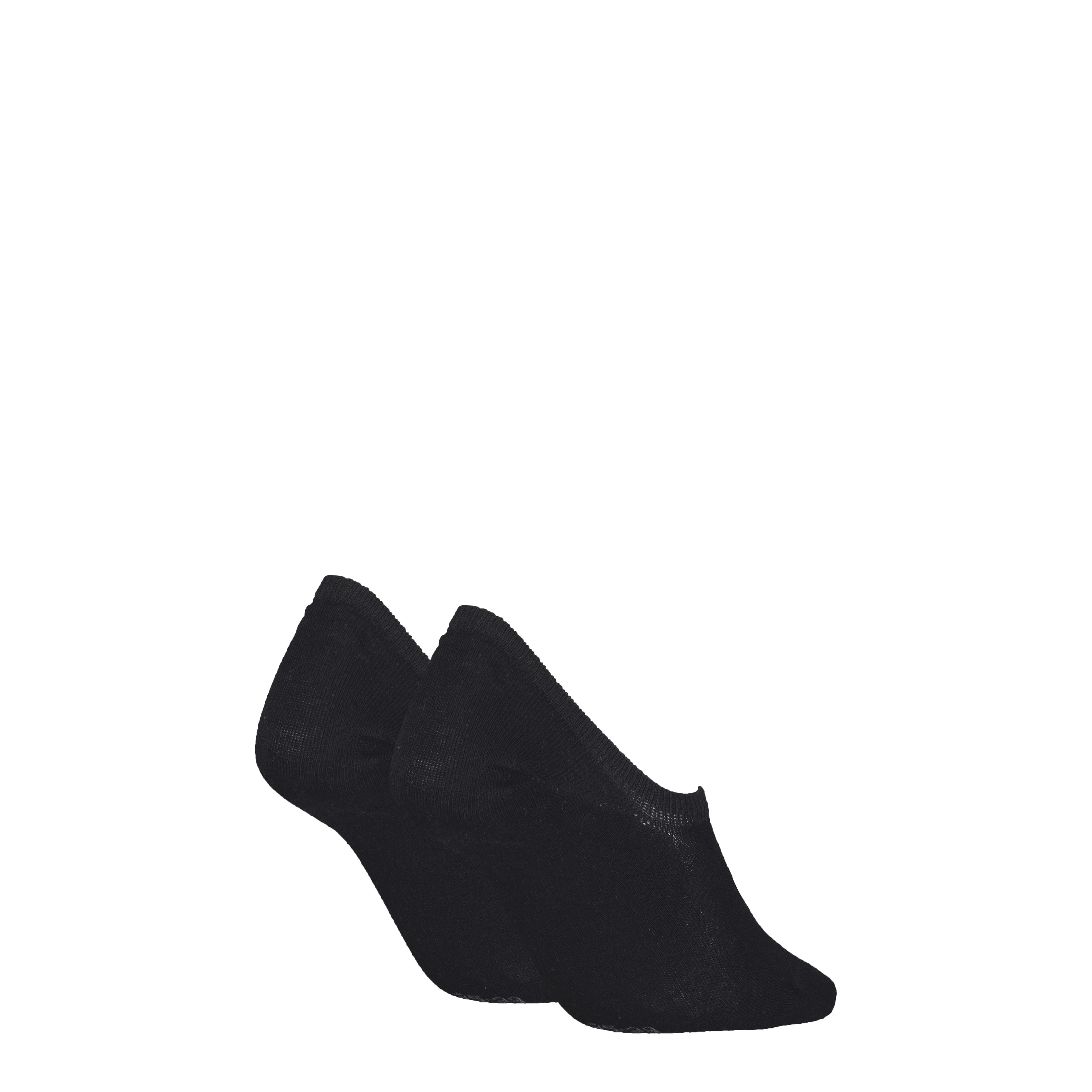 Calvin Klein Jeans Enkelsokken CK WOMEN FOOTIE HIGH CUT 2P Met gebreid logo aan de voorkant (2 paar)