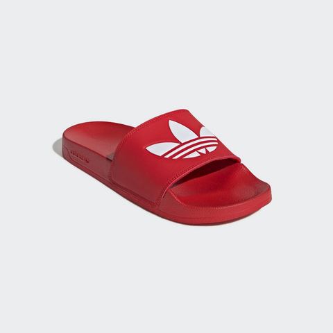 adidas Originals Adilette Lite badslippers rood-wit