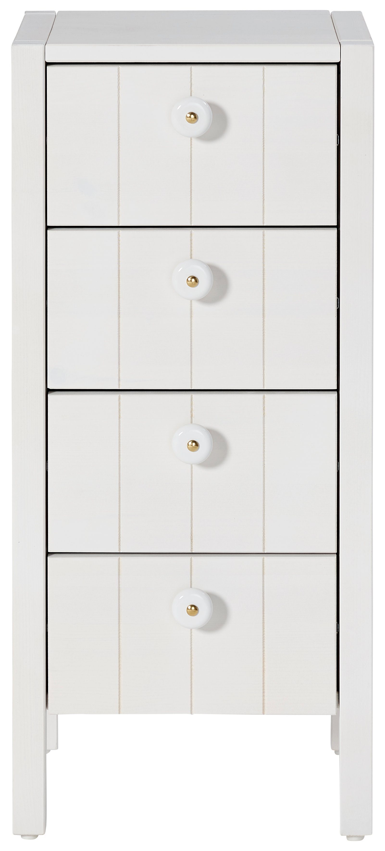 Home affaire Halfhoge kast TINA Badkamermeubel, kast, breedte 34 cm, massief hout