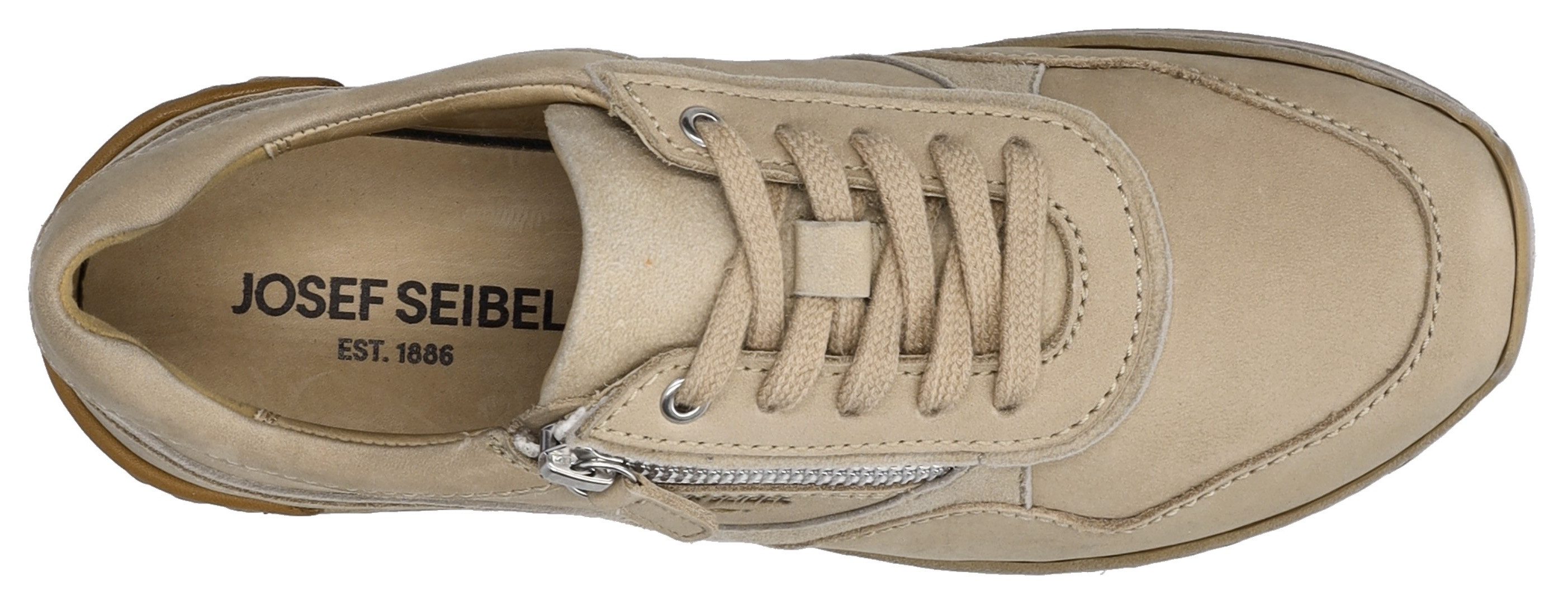 Josef Seibel Sneakers Sally 02 , veterschoenen, comfort schoen met extra rits