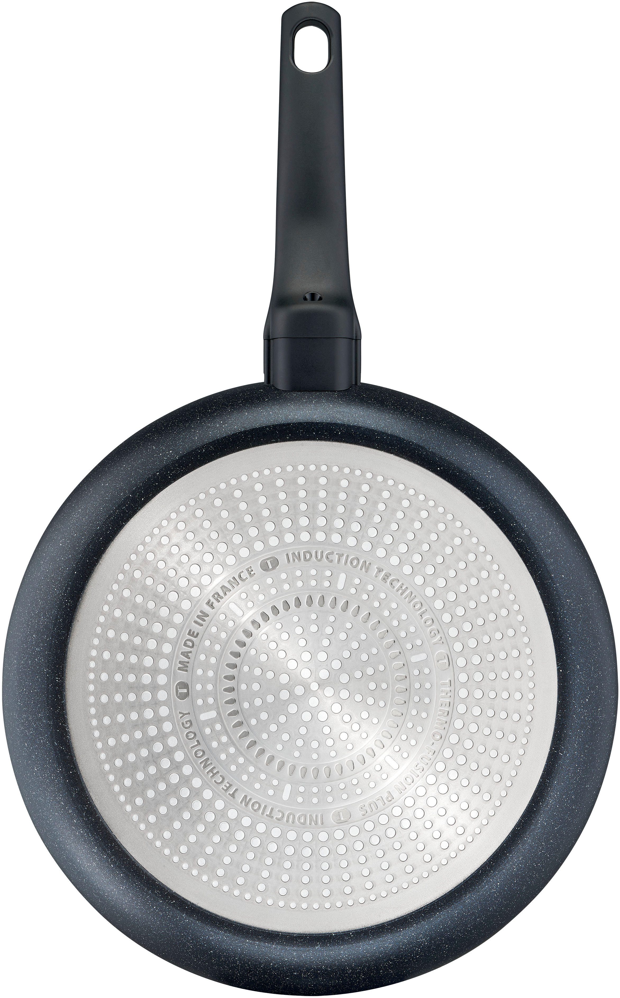 Tefal Koekenpan G28102 Black Stone Ø 20 cm Mineralia+ anti-aanbakverzegeling, thermo-signaal, inductiegeschikt