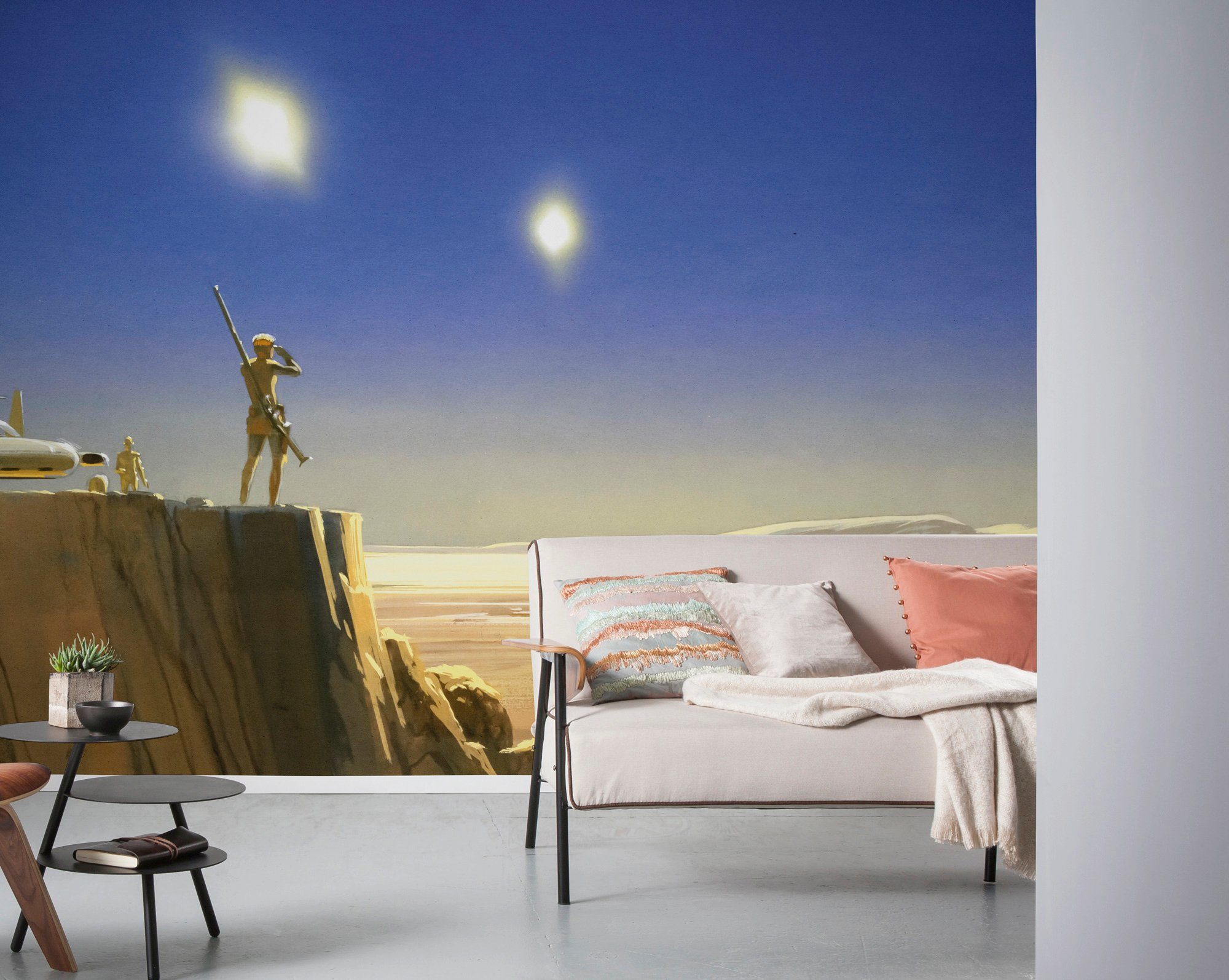 Komar Vliesbehang Star Wars Classic RMQ Mos Eisley Edge (set)