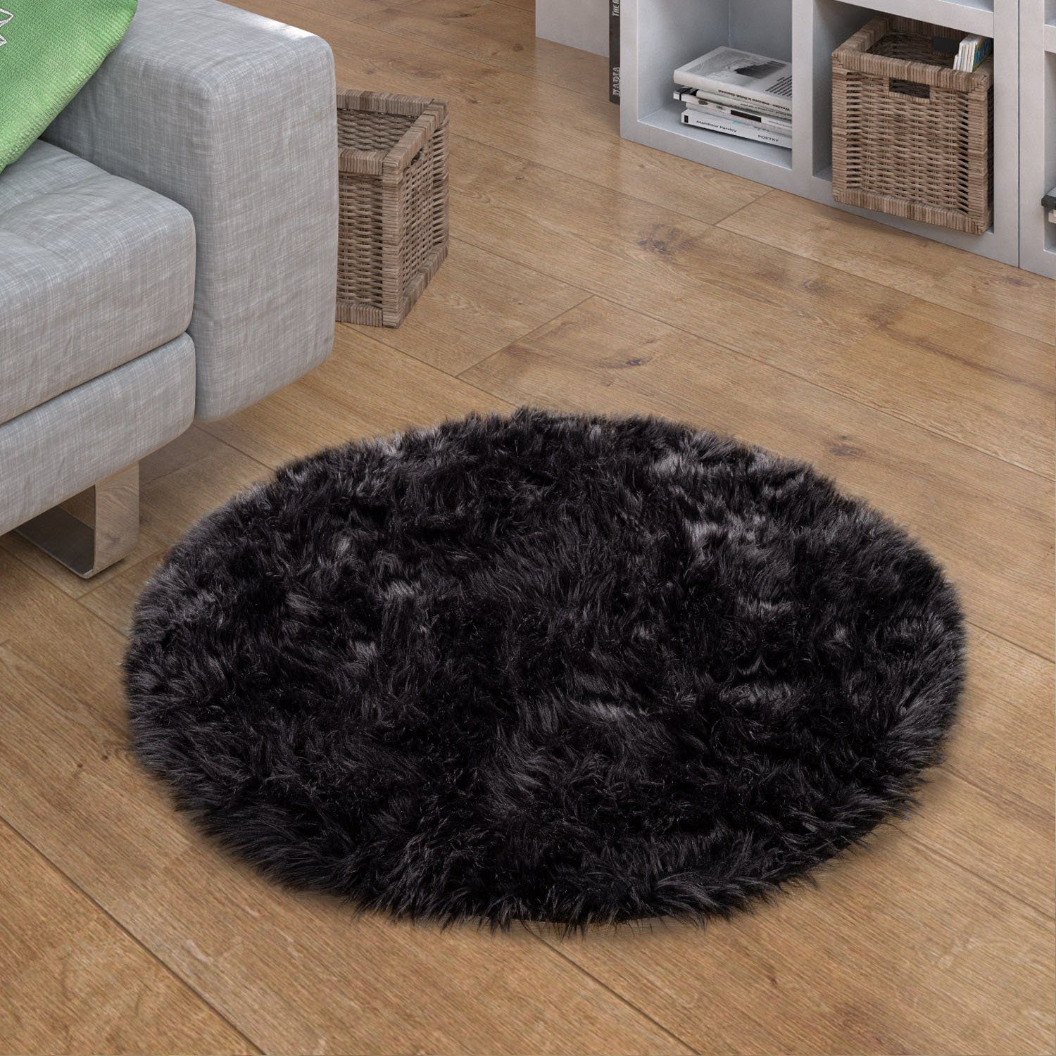Paco Home Vachtvloerkleed Playa 960 Imitatiebont, flokati-look, hoge pool, heerlijk zacht, unikleuren
