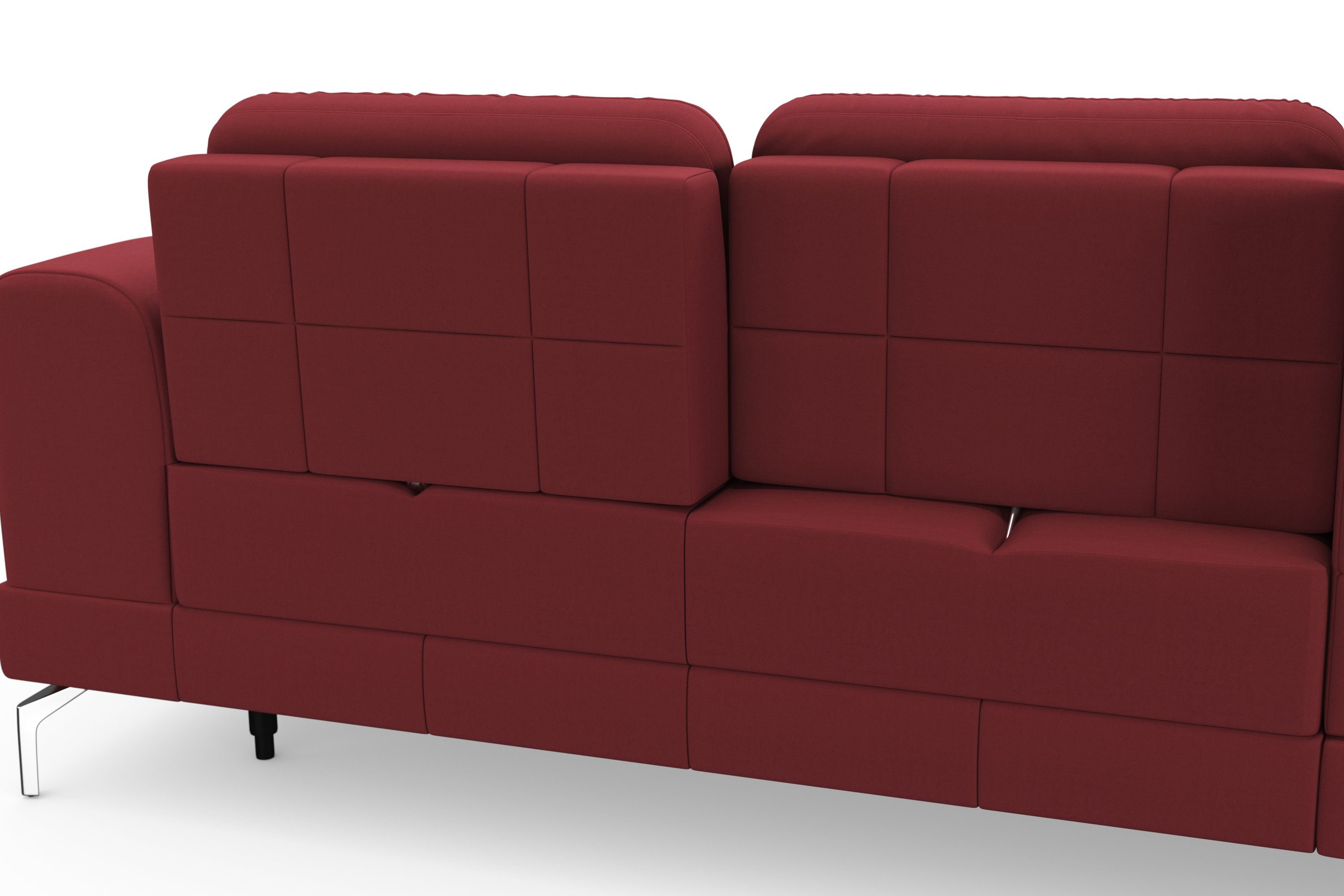 sit&more Hoekbank Bendigo L-vorm inclusief zitdiepteverstelling, bodemvrijheid 15 cm, 2 pootkleuren