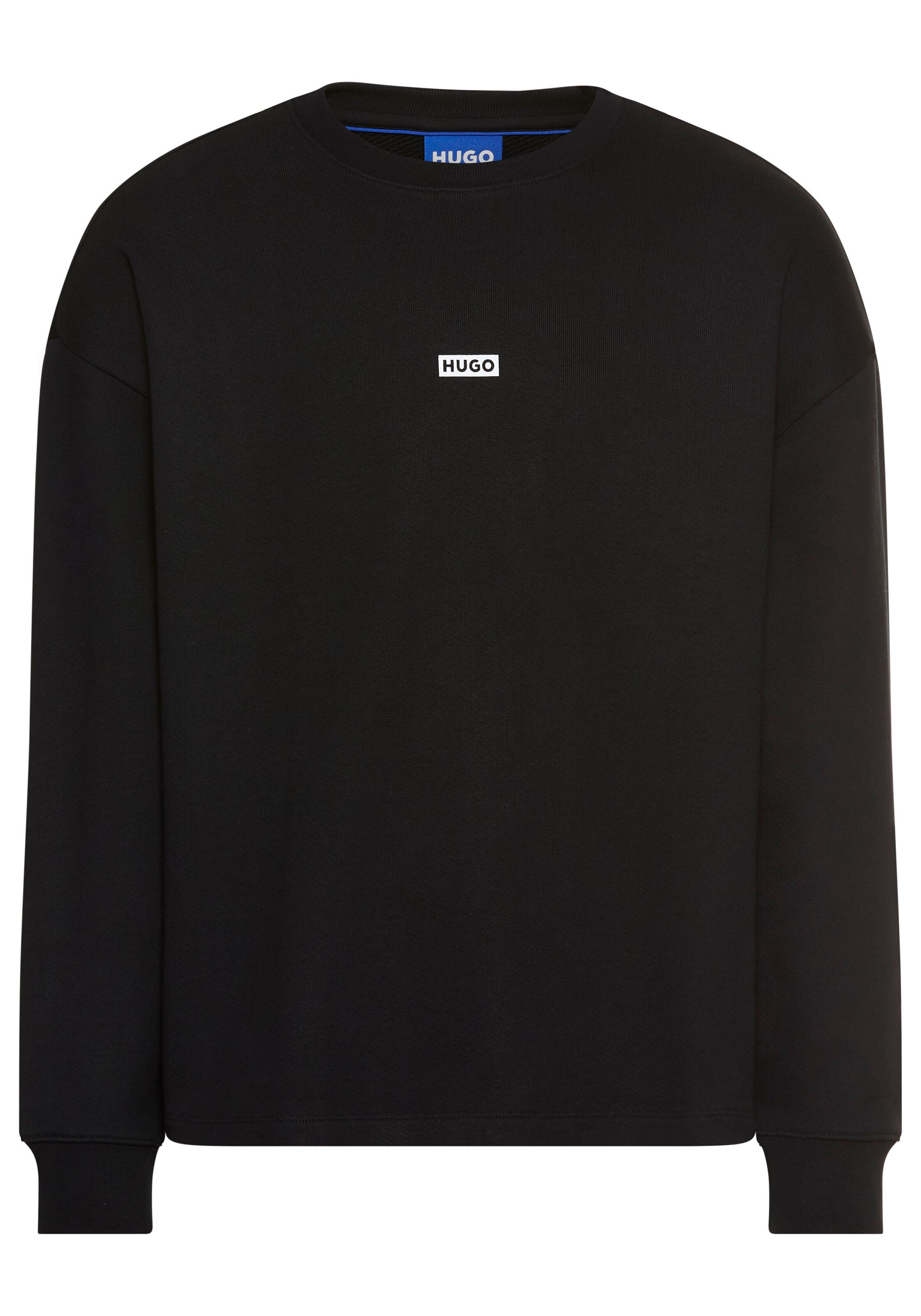 HUGO Blue Sweatshirt Naviu met rugprint