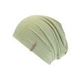 chillouts beanie geneva hat, gestippeld, gemêleerde look groen