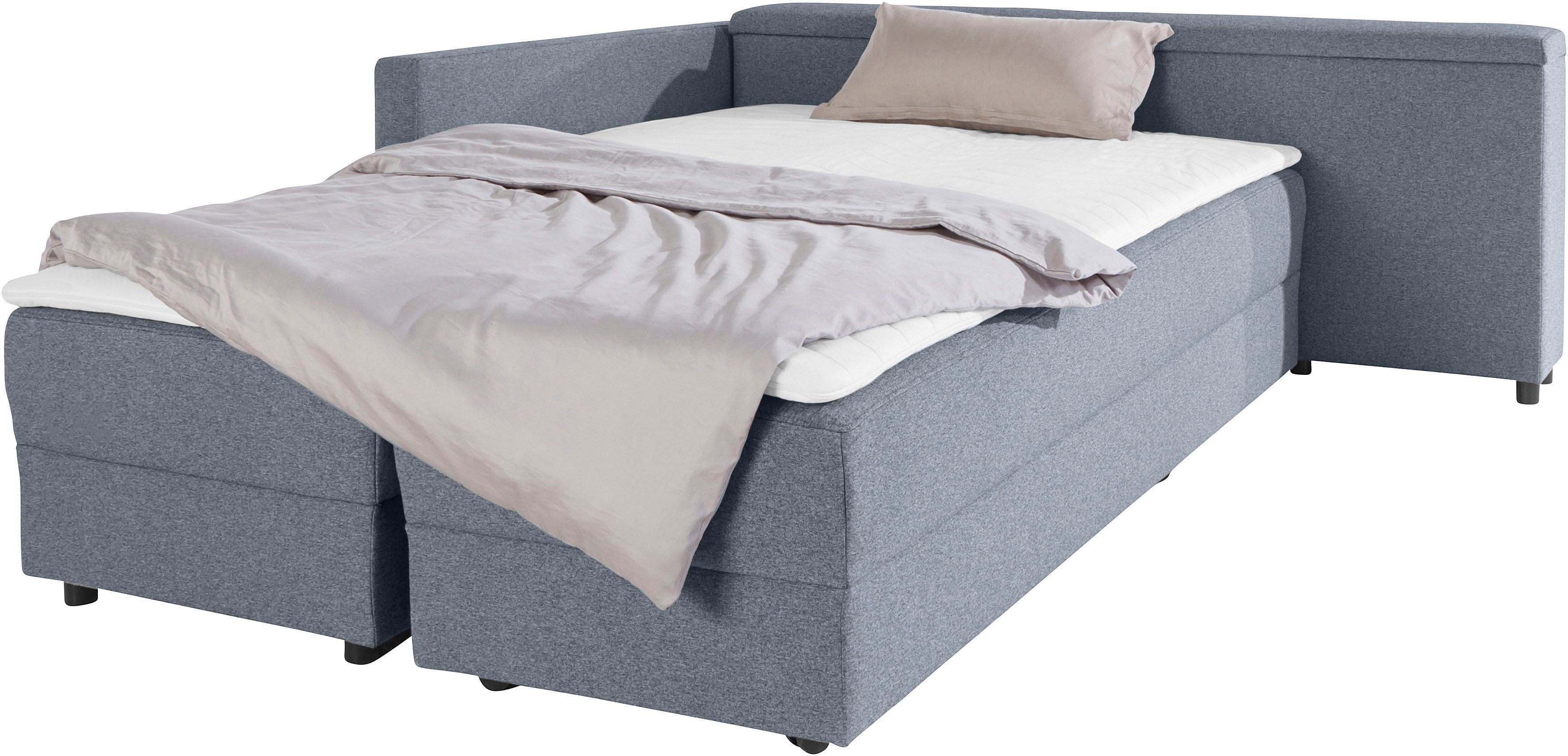 LOOKS BY WOLFGANG JOOP Hoekbank LooksIII L-vorm door draaifunctie tot bed verwisselbaar, inclusief opbergvak