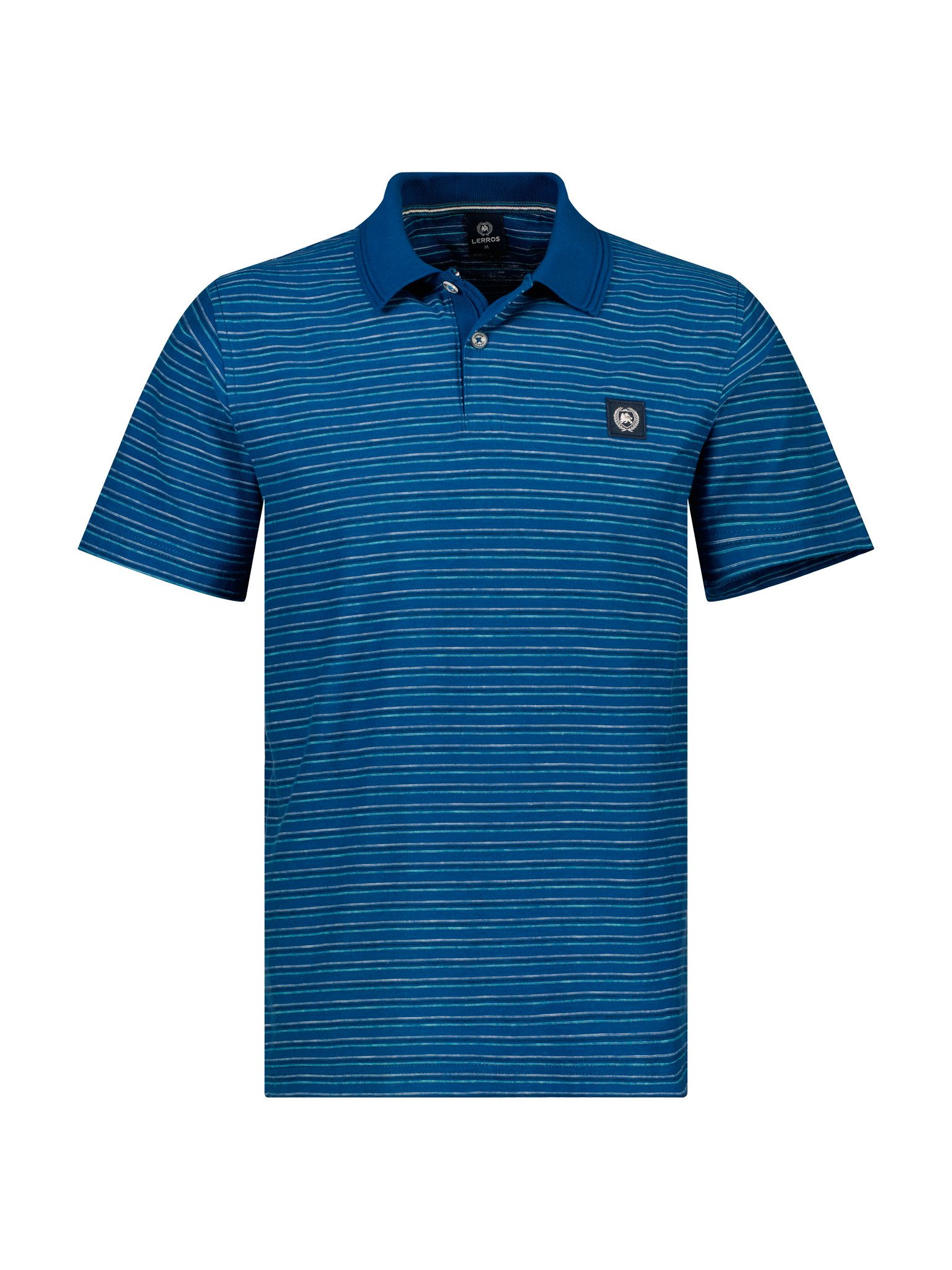 Lerros Regular fit poloshirt met labelbadge