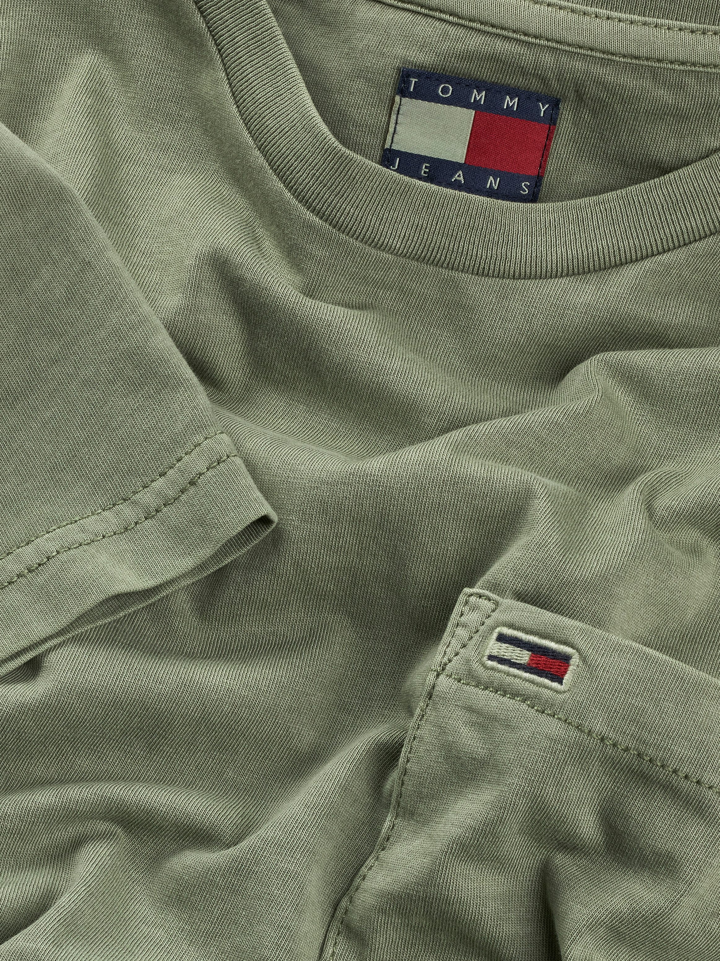 TOMMY JEANS T-shirt TJM SLIM WASHED POCKET TEE