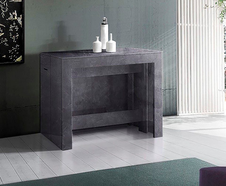 INOSIGN Eettafel Praktika, keukentafel, salontafel, eettafel met uittrekfunctie, uittrekbaar van 50 cm naar 300 cm