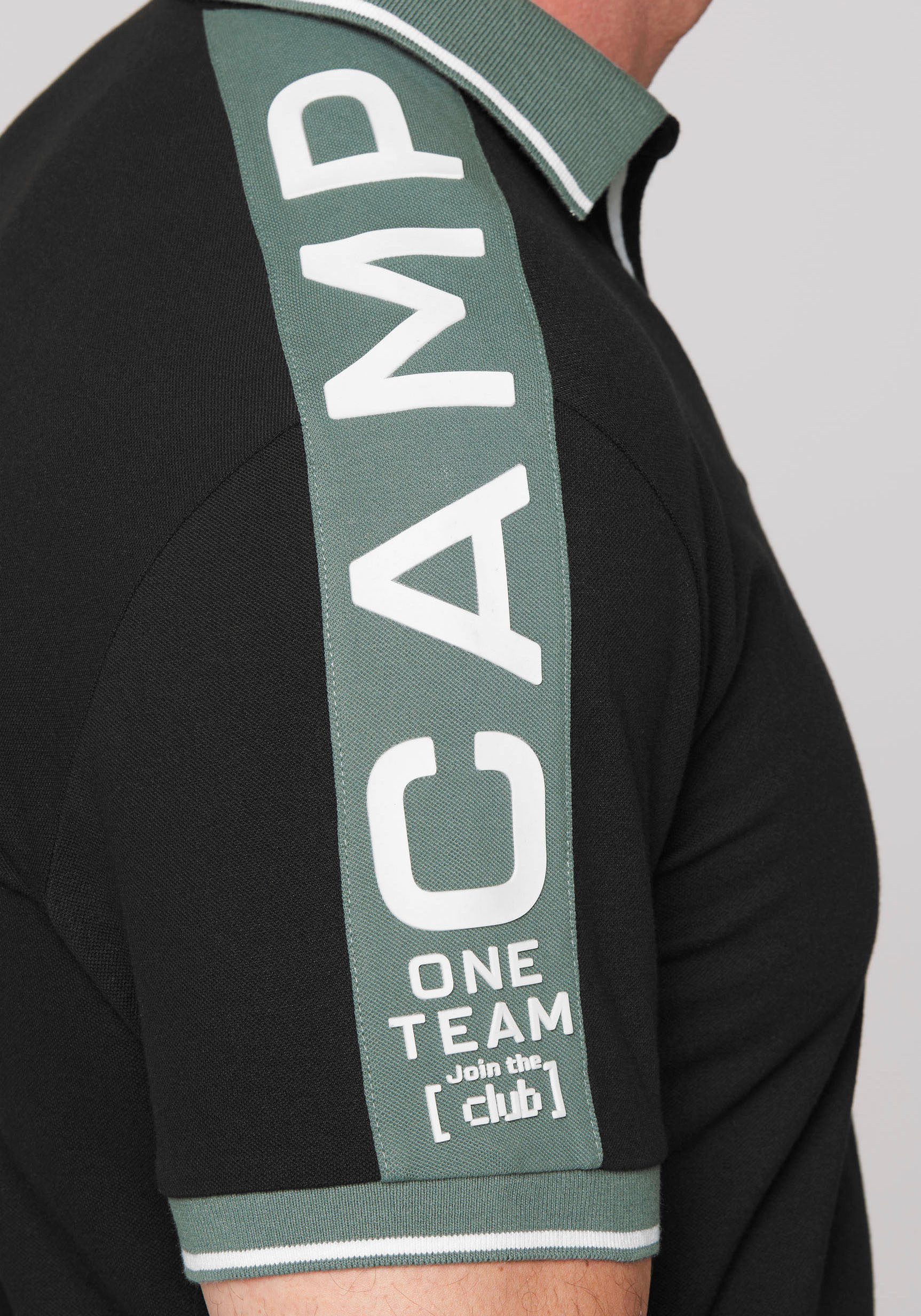 CAMP DAVID Poloshirt met logoprints