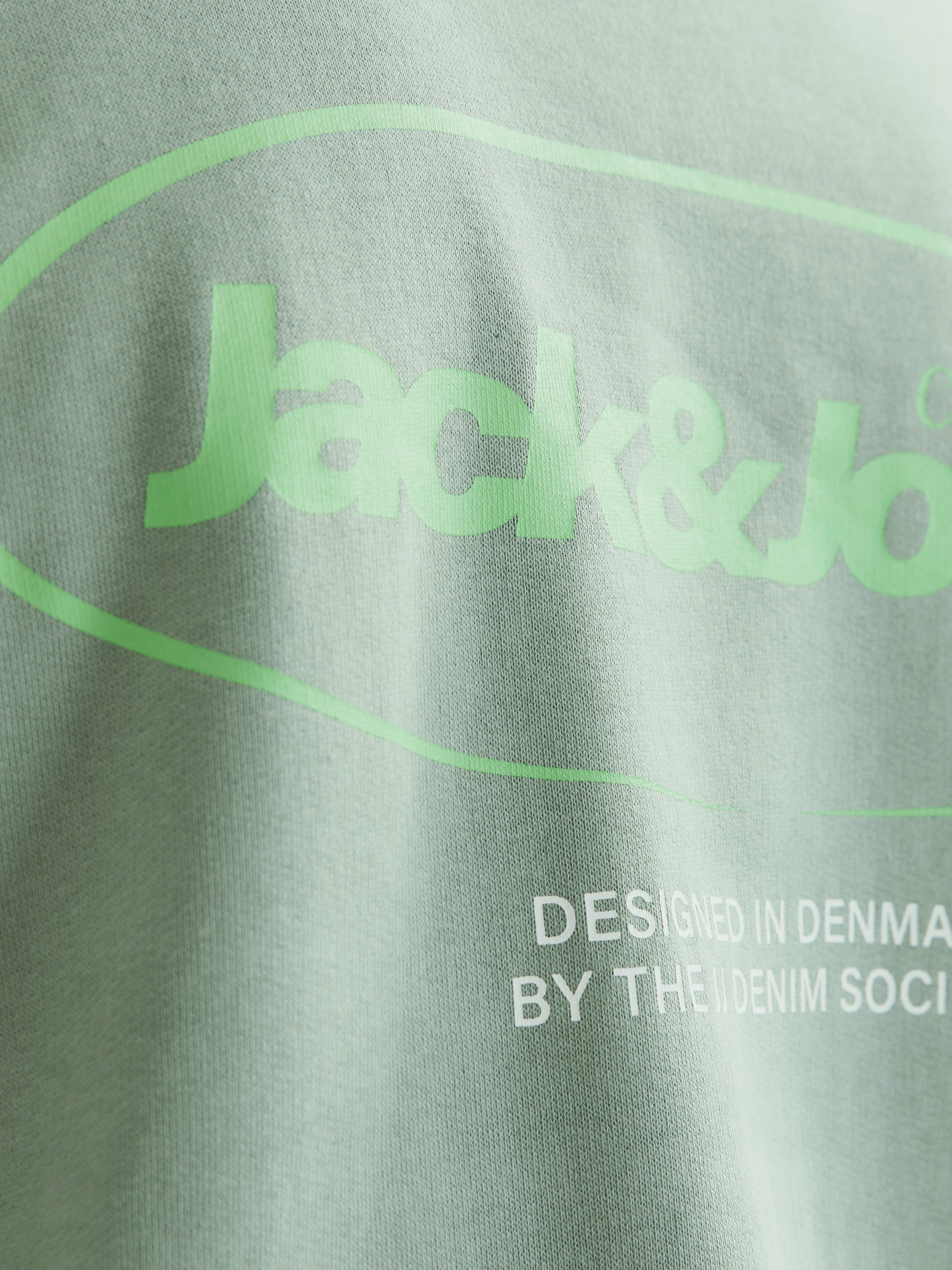 Jack & Jones Sweatshirt JJEBRADLEY GRAPHIC SWEAT CREW NOOS