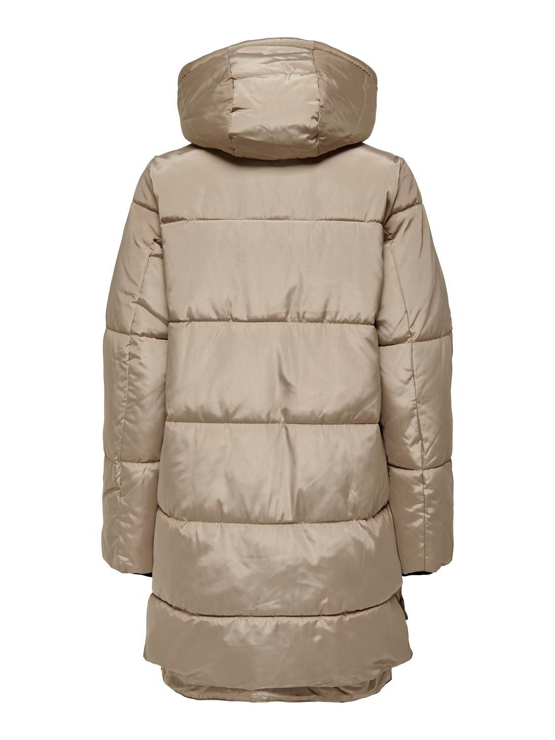 Only Gewatteerde jas ONLNEWNORA LONG PUFFER COAT LIFE CC OTW