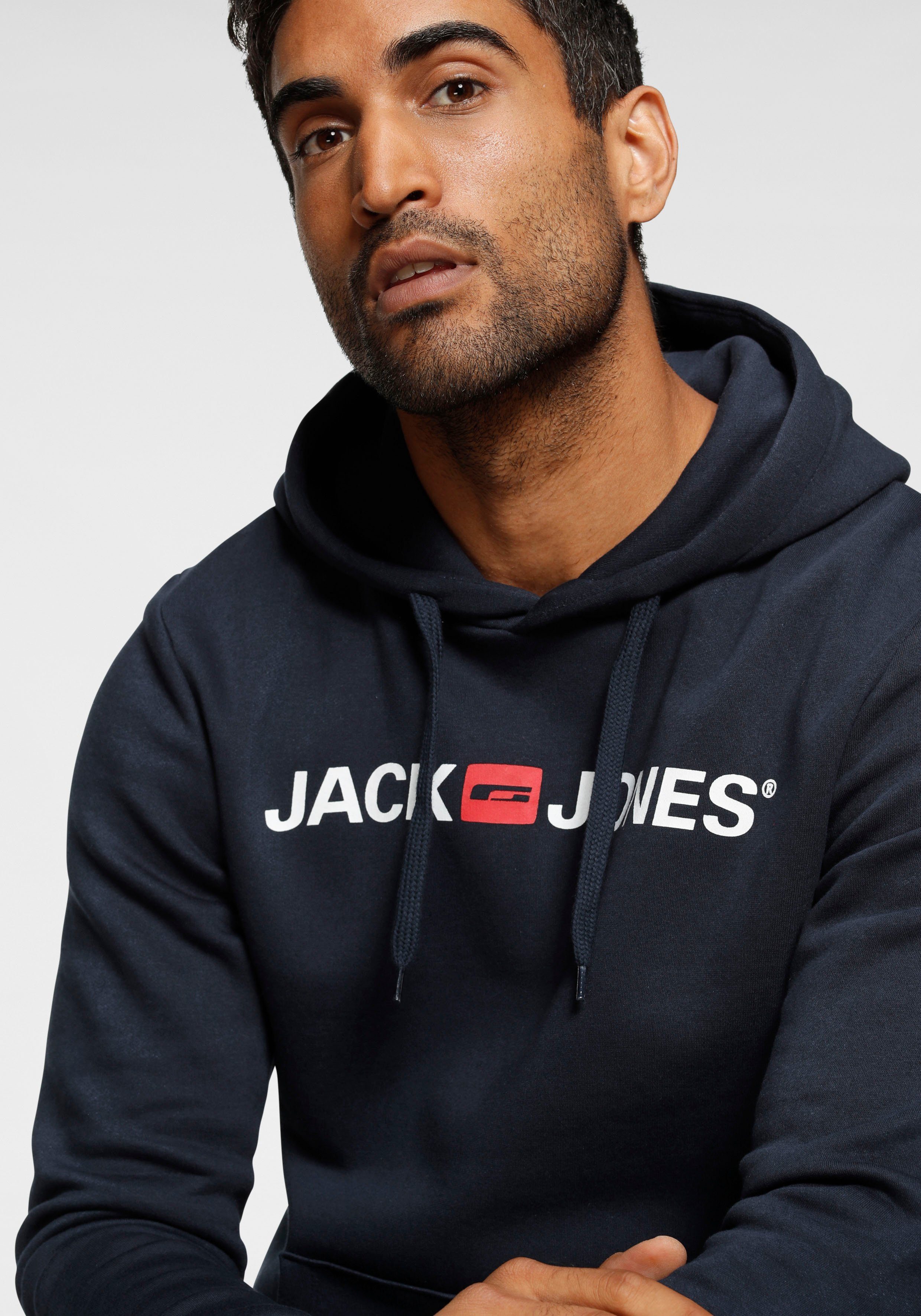 Jack & Jones Hoodie Logo Hoodie Oldschool