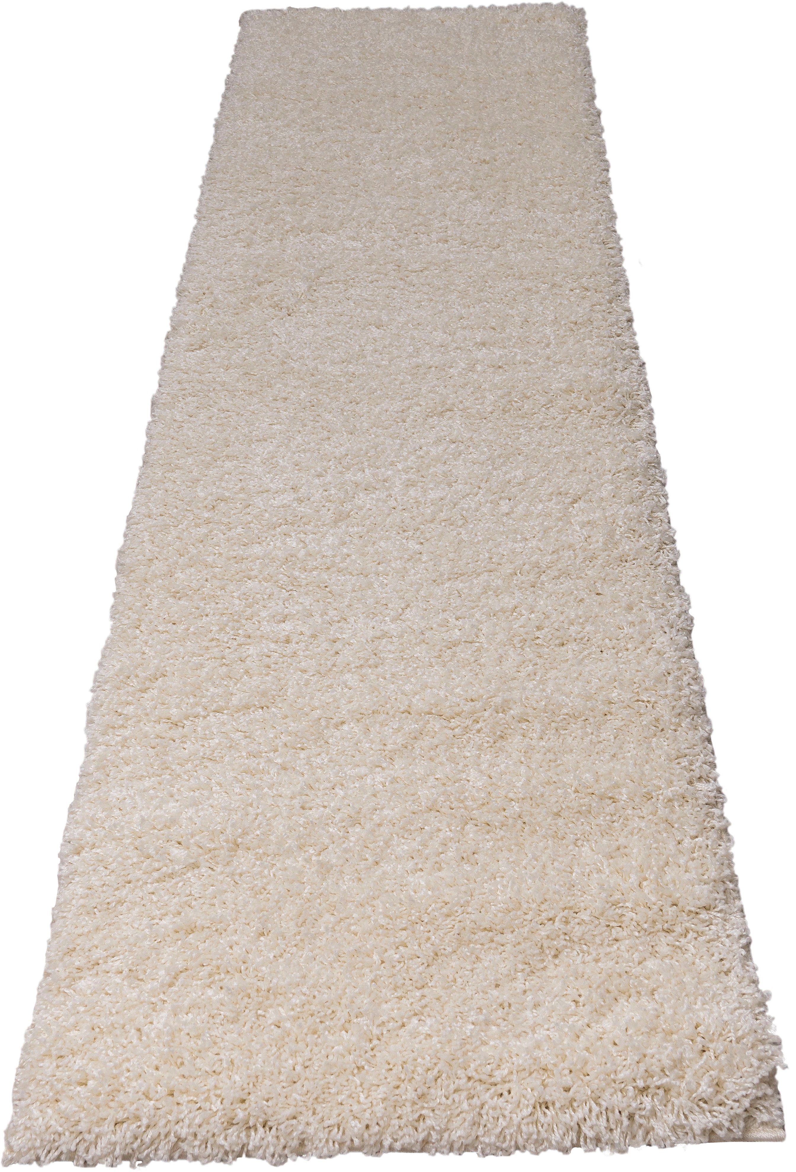 Bruno Banani Loper Shaggy Soft Loper, brug, geweven, unikleuren, bijzonder zacht
