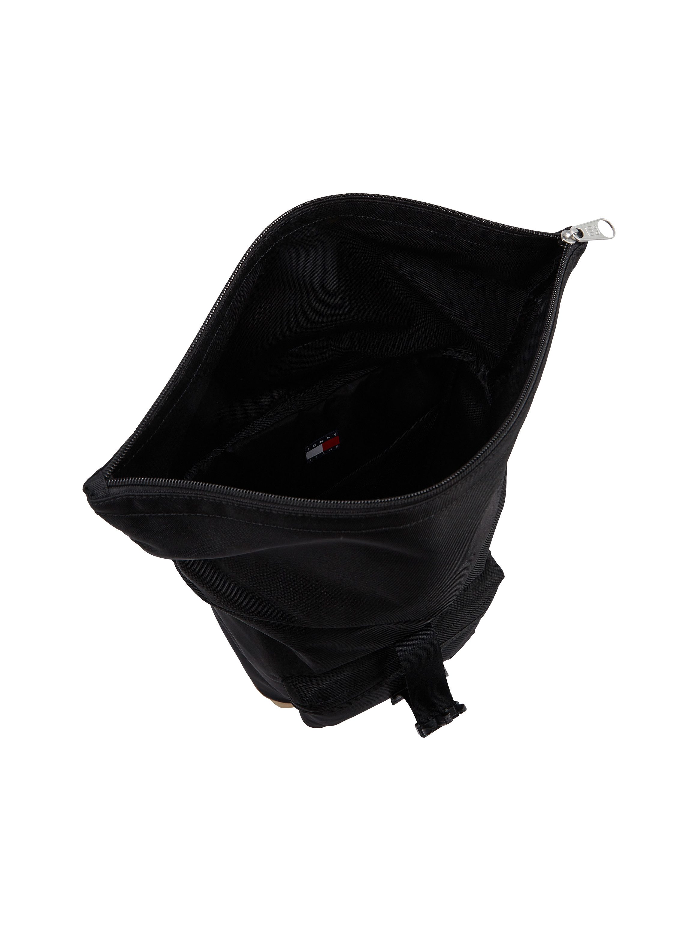 TOMMY JEANS Vrijetijdsrugzak TJM ESS DAILY ROLLTOP BACKPACK , heren reistas, cityrugzak met contrasterende bodem