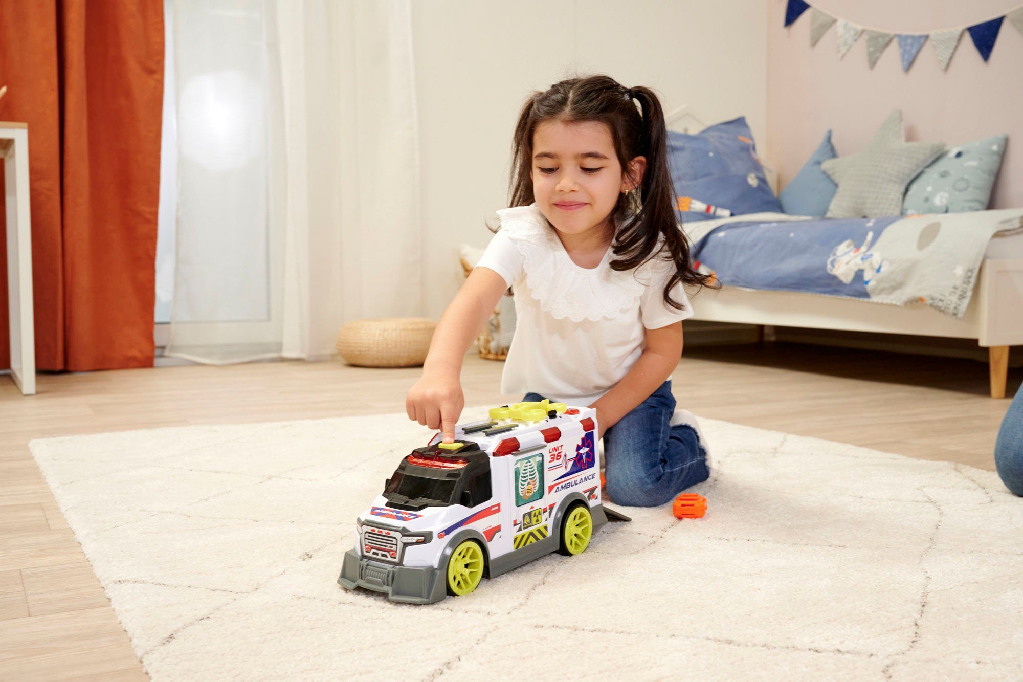 Dickie Toys Speelgoed-ambulance Ambulance met licht en geluid