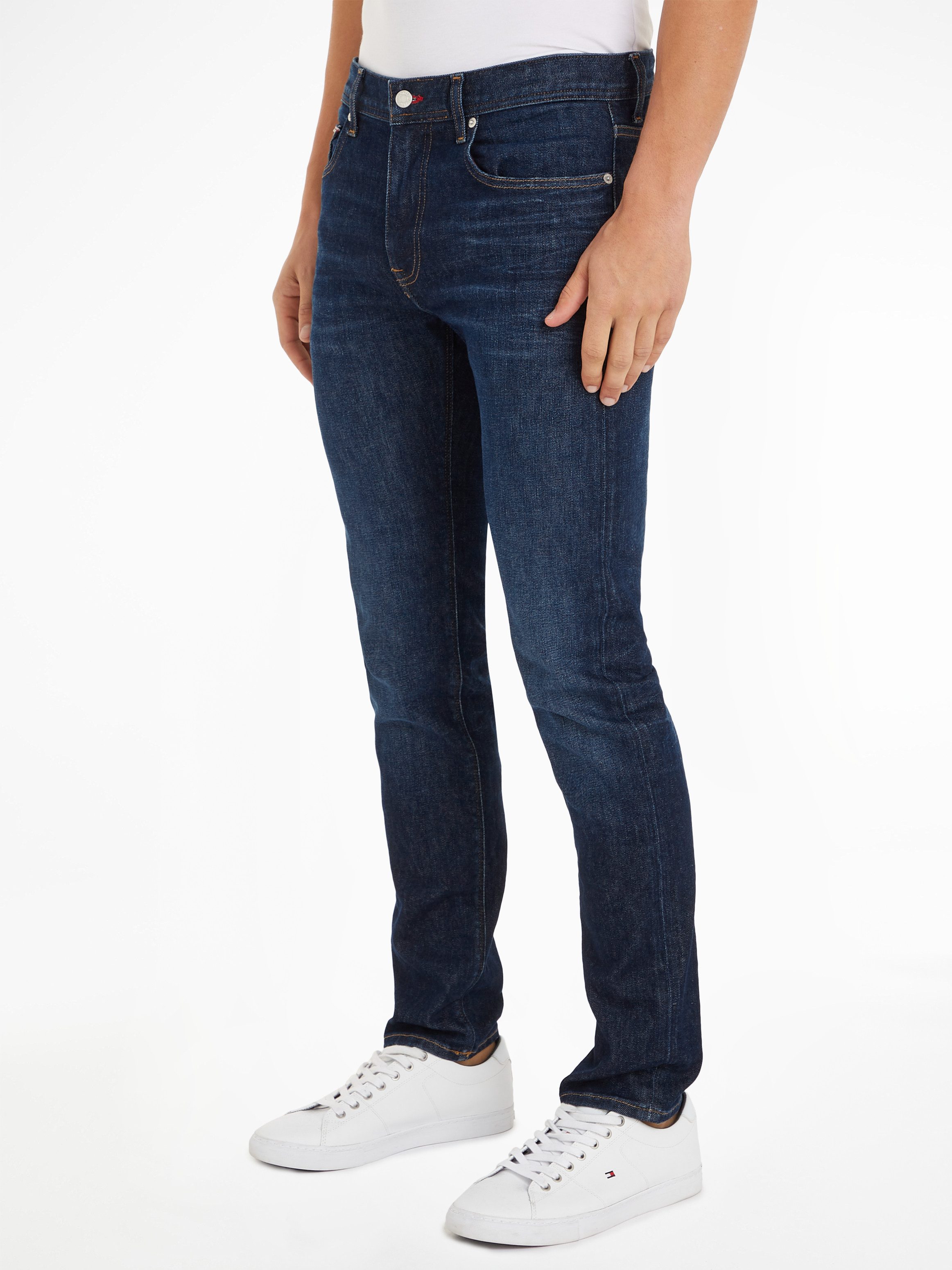Tommy Hilfiger Slim fit jeans SLIM BLEECKER PSTR CROW BLACK