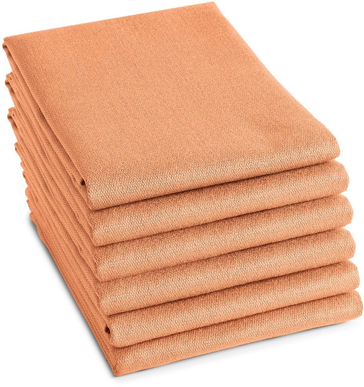 DDDDD Theedoek Logo van 100% katoen, 60x65 cm Jacquard-stof, zeer absorberend en duurzaam (set, 6-delig)